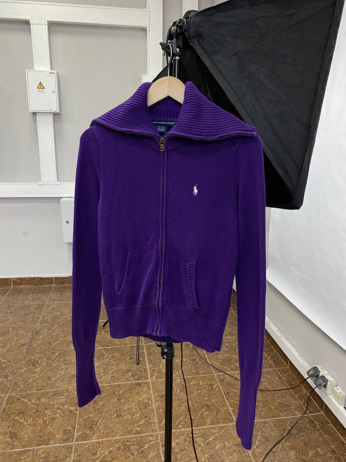 Ralph Lauren 🇺🇸 Vintage 90s Avant Garde Ralph Lauren Zip Sweater Y2K Size L / US 10 / IT 46 - 2 Thumbnail