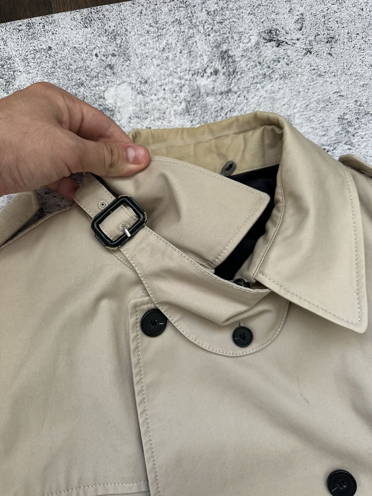 Sandro Mens Sandro Trench Coat M Size Size US M / EU 48-50 / 2 - 9 Thumbnail