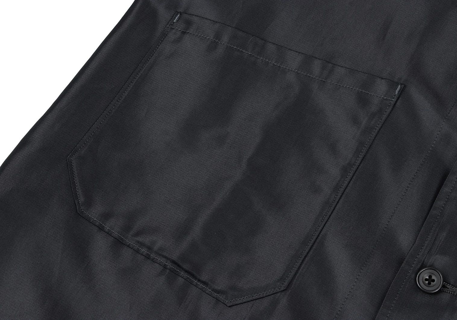 Jean Paul Gaultier Nylon Poly Patch Pocket Coat Black Size L Size US L / EU 52-54 / 3 - 11 Thumbnail