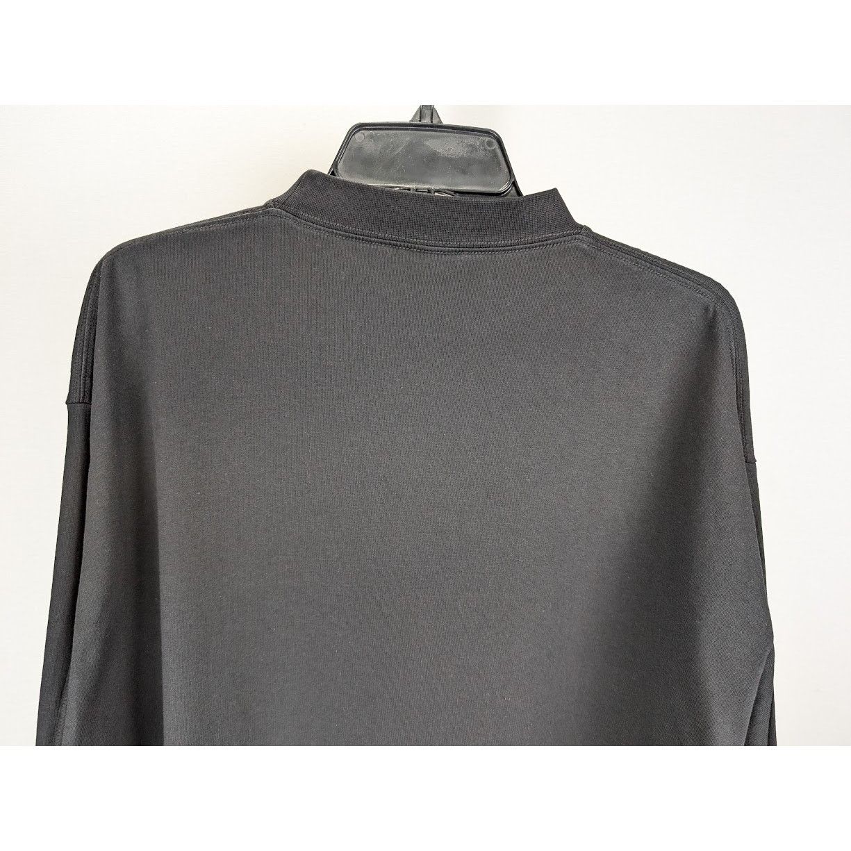 Balenciaga o1rshd1 Q:3 / Oversize Long Sleeve T-Shirt in Black Size US M / EU 48-50 / 2 - 10 Thumbnail