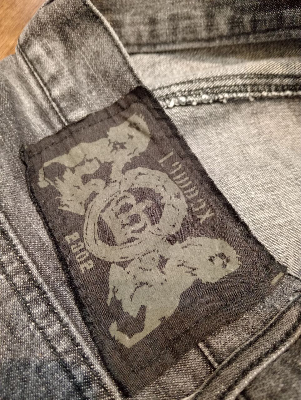 If Six Was Nine JAPANESE LOWBOX DISTRESSED LOOK JEANS - BLACK Size US 30 / EU 46 - 6 Thumbnail