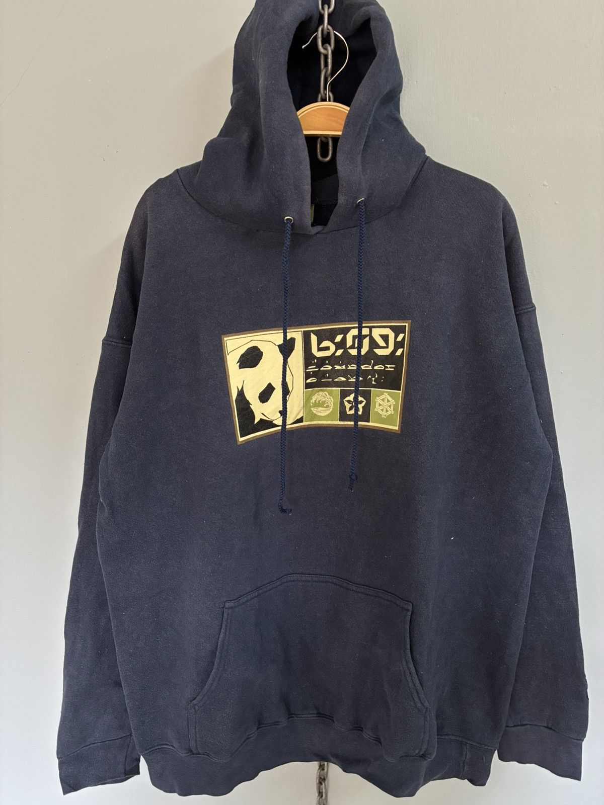 Vintage Vintage 90s Bam-Bu Streetwear skateboard hoodie Size US L / EU 52-54 / 3 - 3 Thumbnail