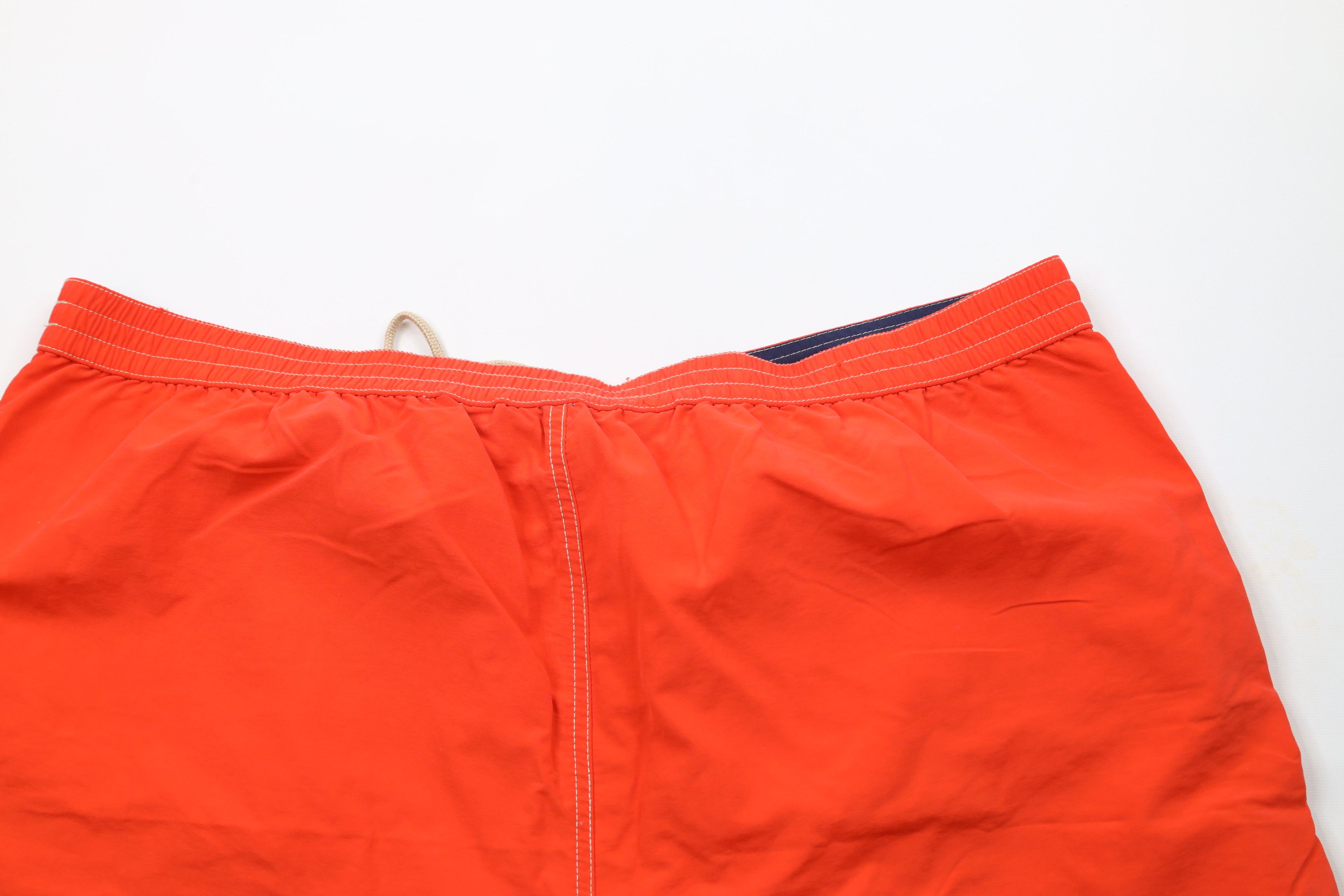 Ralph Lauren × Vintage Vintage 90s Ralph Lauren Lined Shorts Swim Trunks Orange Size US 40 / EU 56 - 11 Thumbnail