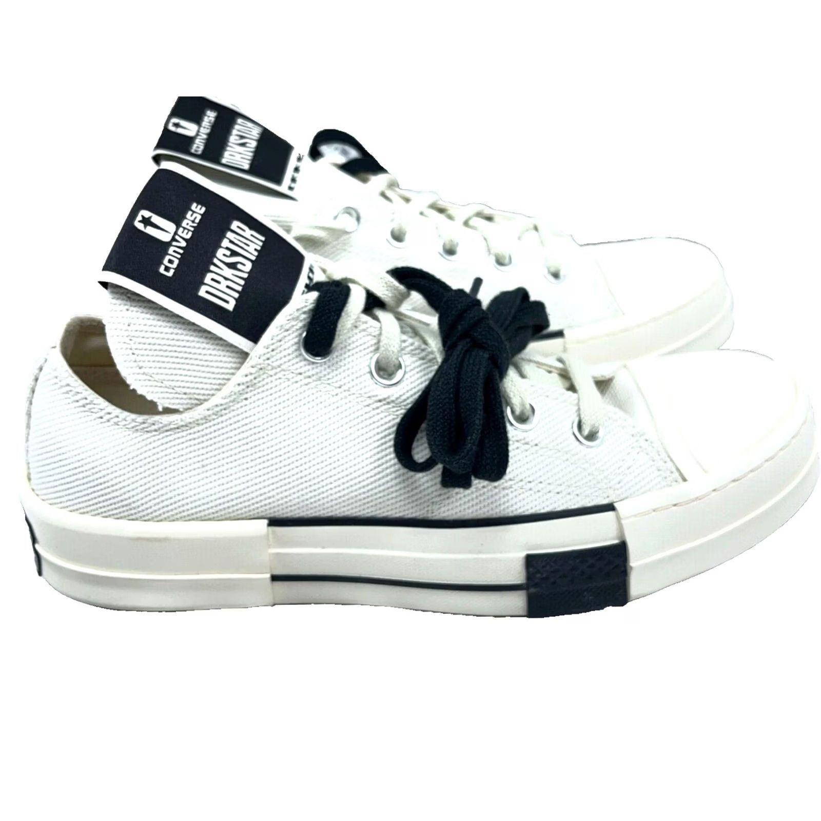 Converse Converse Rick Owens x DRKSHDW DRKSTAR Chuck 70 Low Sneaker Men 6.5 Women 8.5 White Size US 7 / IT 37 - 2 Thumbnail