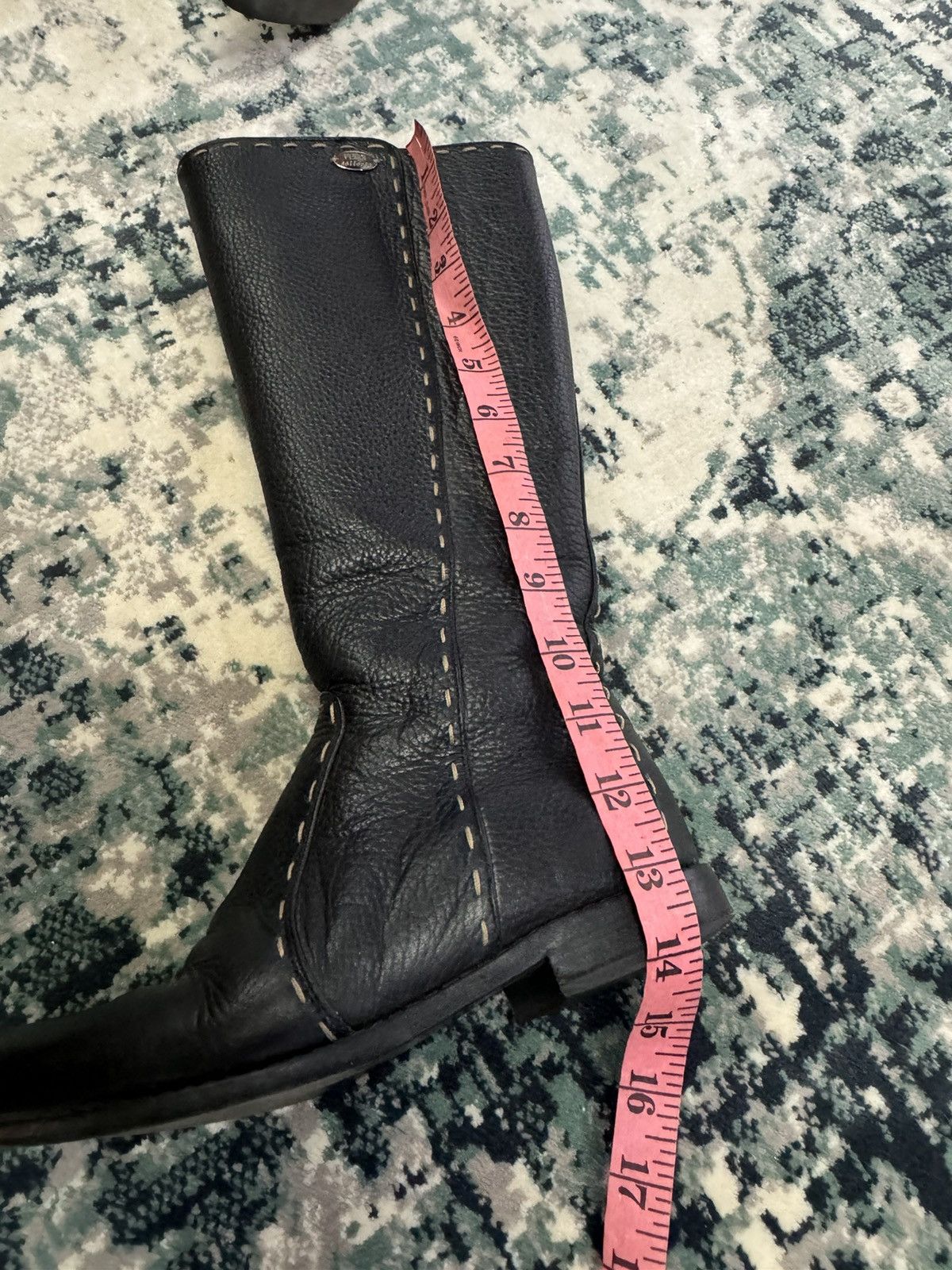RoccoP FENDI SELLERIA LEATHER HIGH BOOTS Size US 5 / IT 35 - 10 Thumbnail