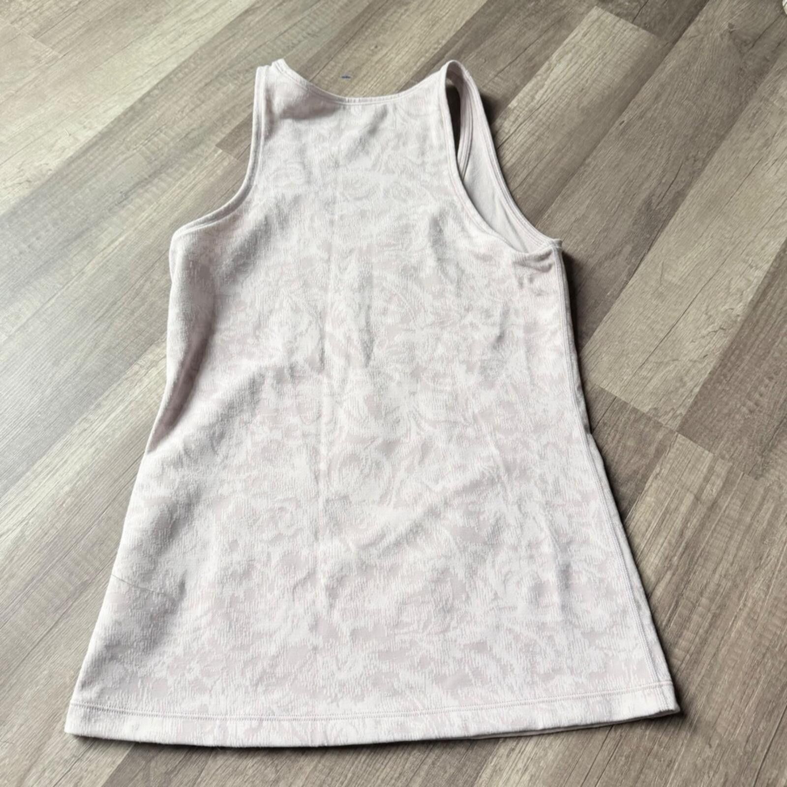 Other Athleta Womens Small Pink Jacquard Tank Top Size S / US 4 / IT 40 - 3 Thumbnail