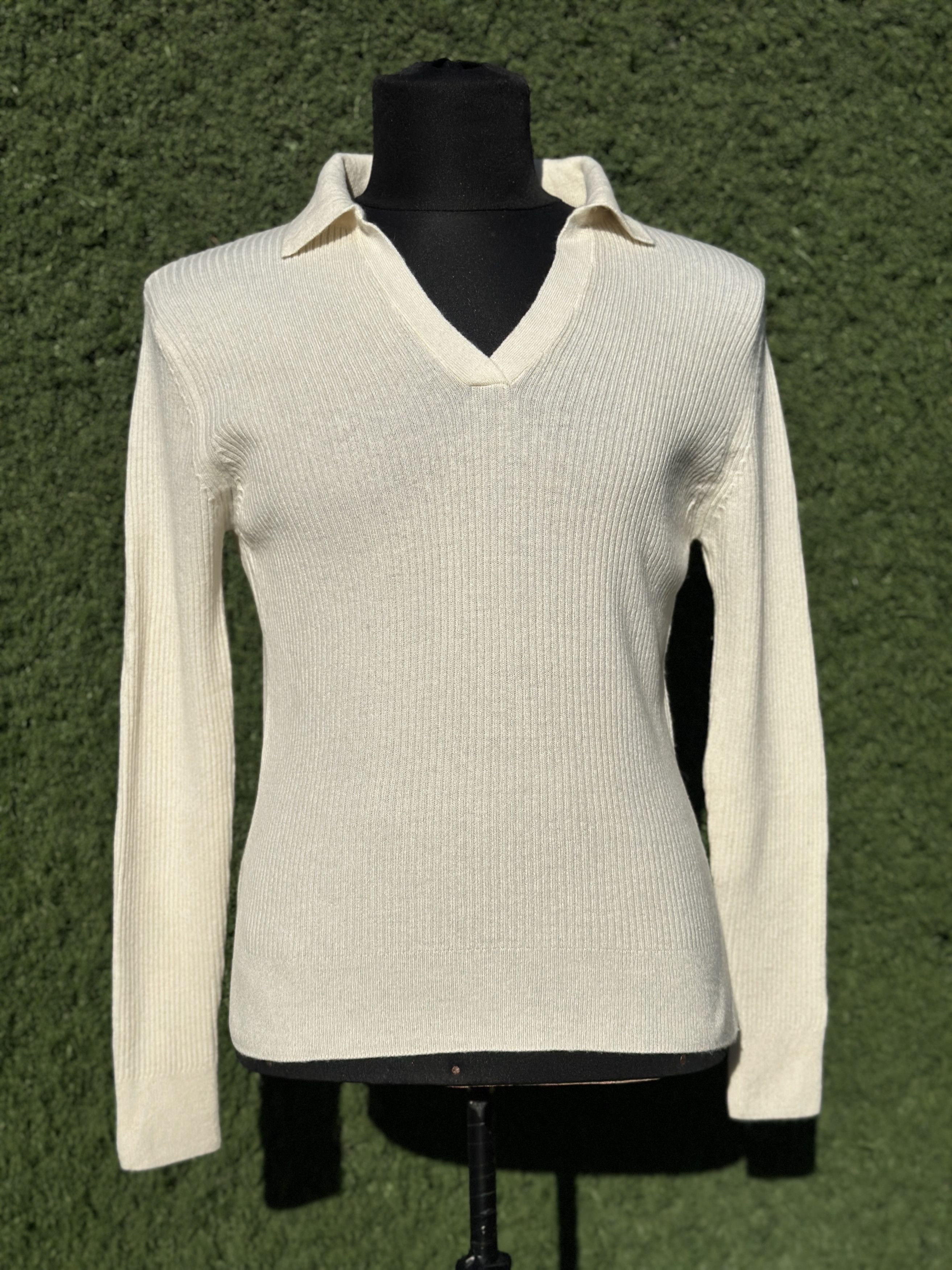 Brunello Cucinelli Brunello Cucinelli Knit Polo Collar Slim Cashmere Size 50 Size M / US 6-8 / IT 42-44 - 3 Thumbnail