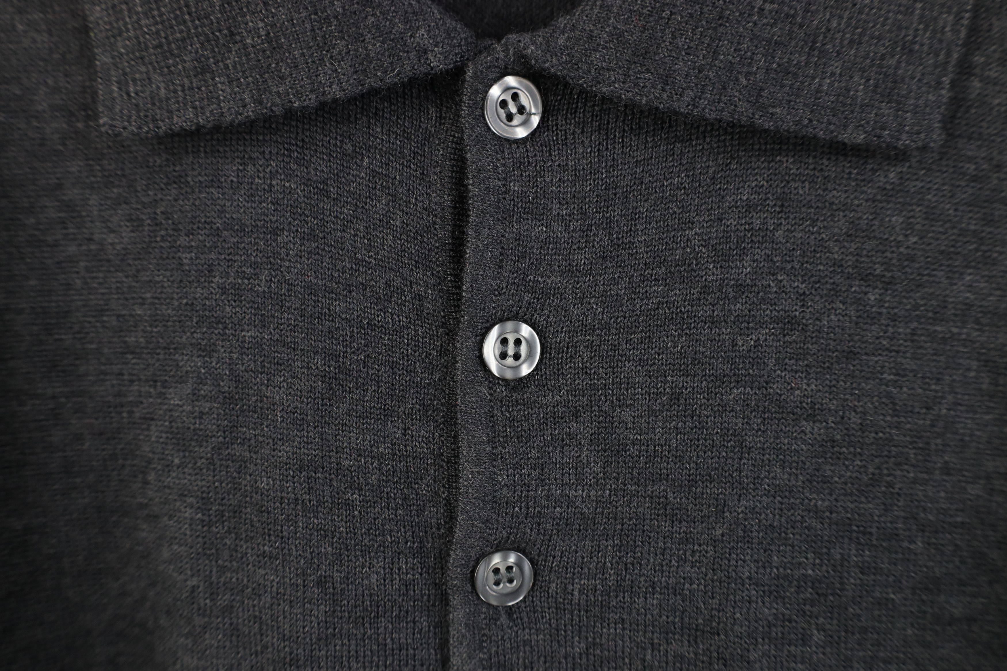 Vintage Vintage 90s Streetwear Merino Wool Knit Collared Sweater Size US L / EU 52-54 / 3 - 4 Thumbnail