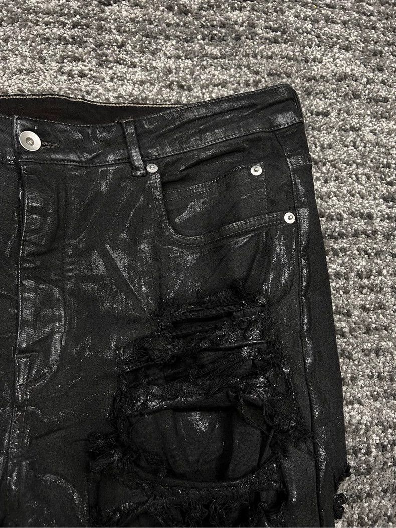 Rick Owens Rick Owens Wax-coated trousers made of old damaged and erod Size US 34 / EU 50 - 3 Thumbnail