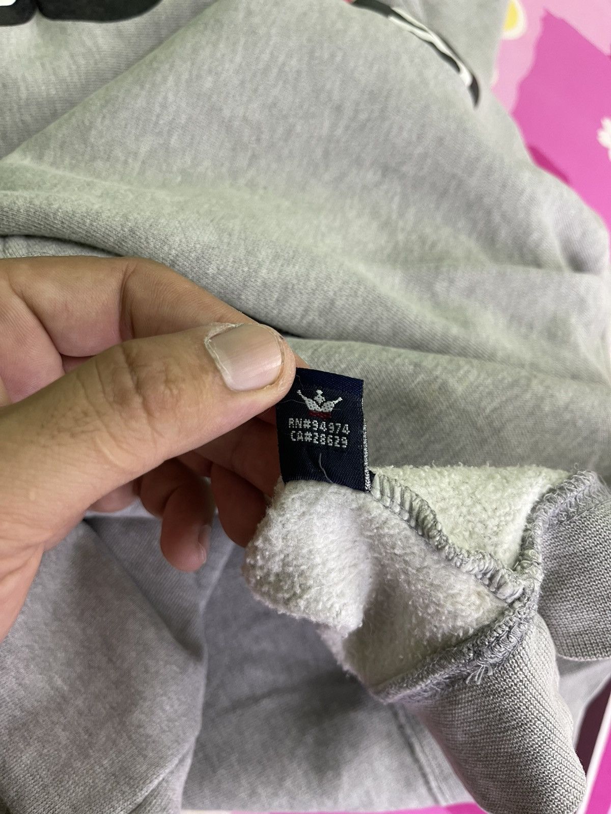 Stussy Vintage 90's Stussy GM Hoodie Grey Size US L / EU 52-54 / 3 - 17 Thumbnail