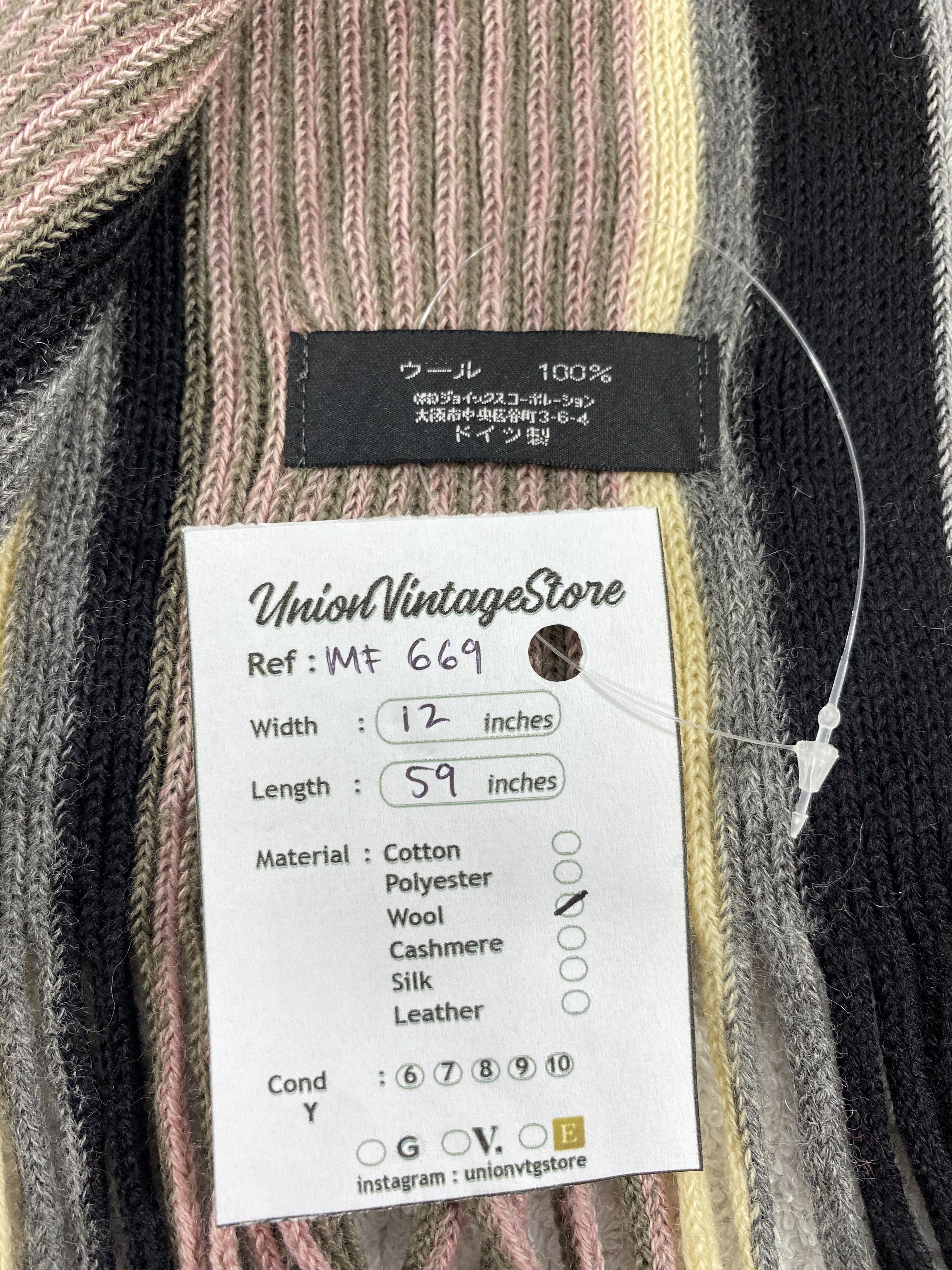 Paul Smith Vintage Paul Smith Scarf/Muffler/Neckwear MF669 Size ONE SIZE - 5 Thumbnail