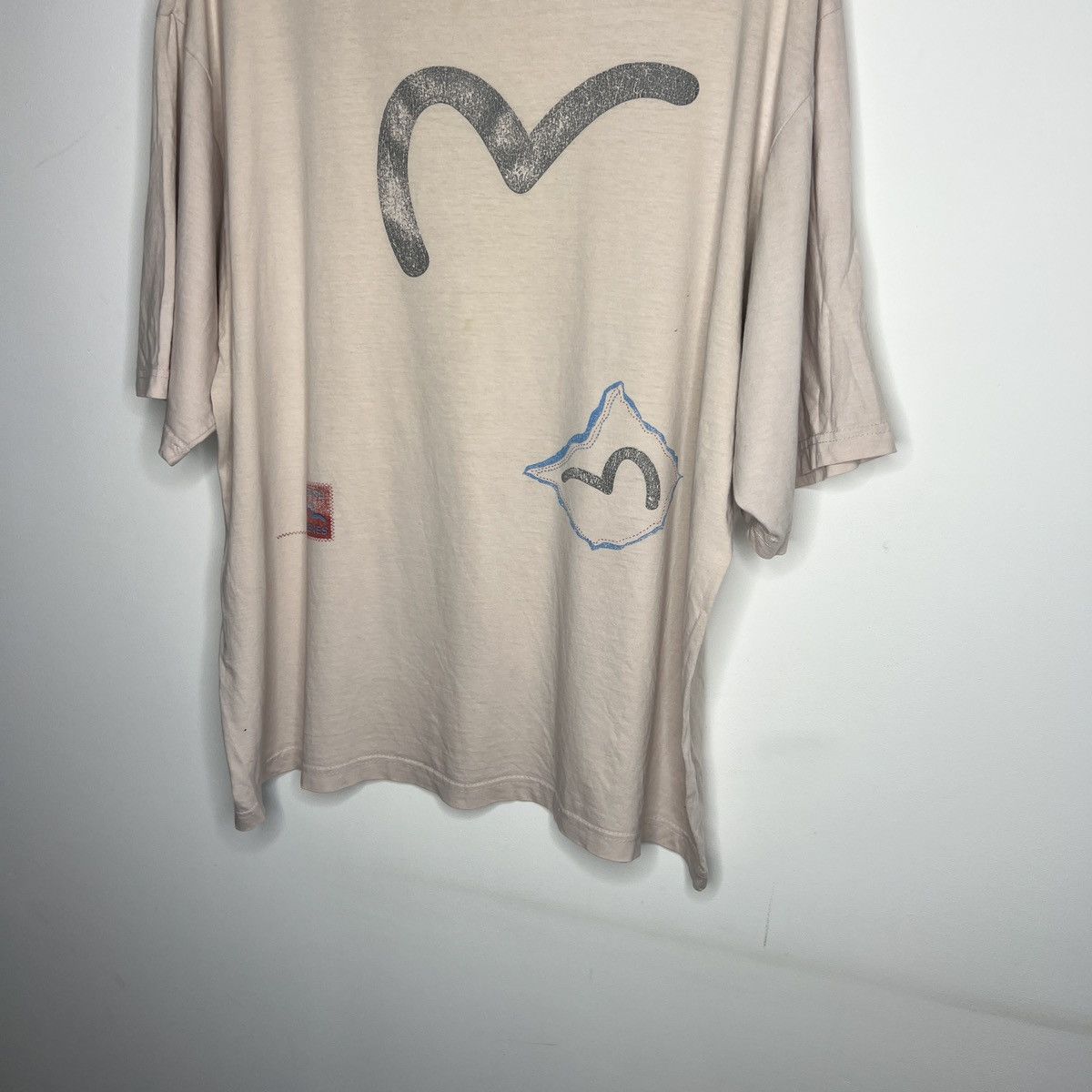 Evisu × Japanese Brand × Vintage Vintage 90s Evisu Big Logo Tee Tshirt Size US XL / EU 56 / 4 - 2 Thumbnail