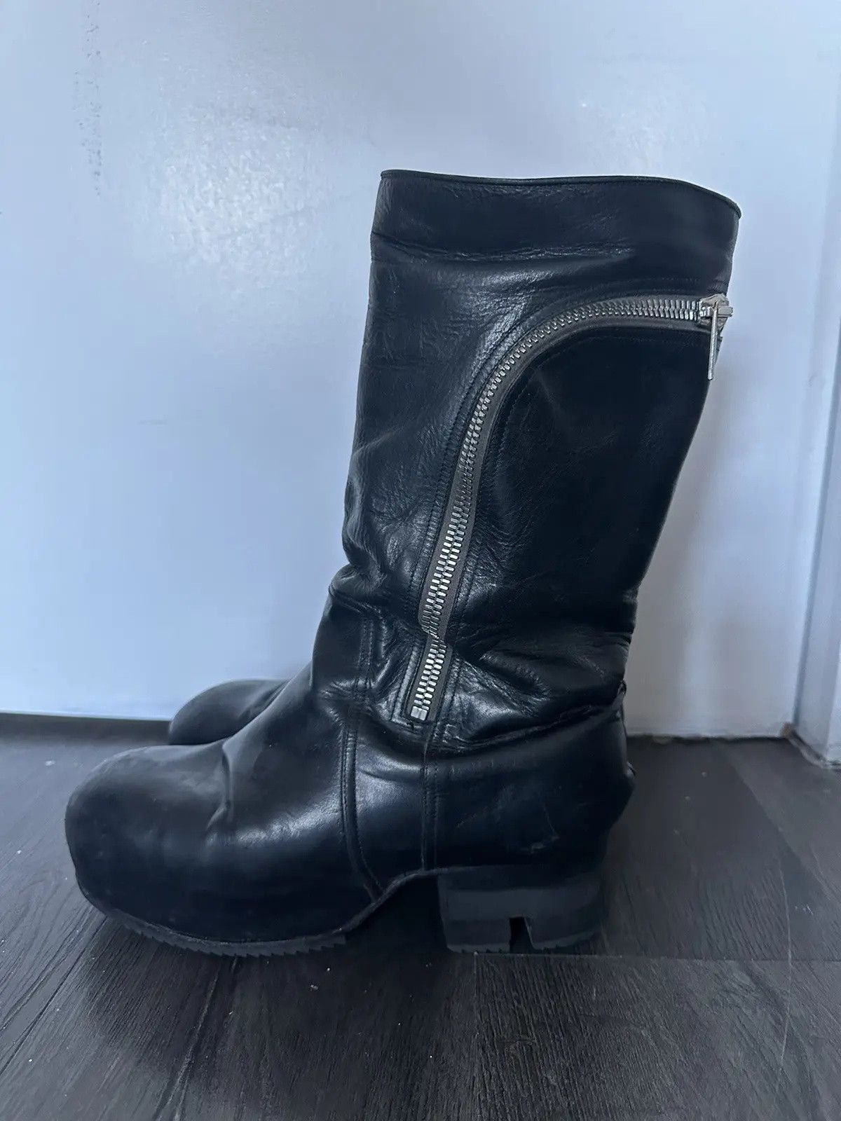 Rick Owens Rick Owens Bauhaus Ballast Biker Boots Size US 10 / EU 43 - 7 Thumbnail