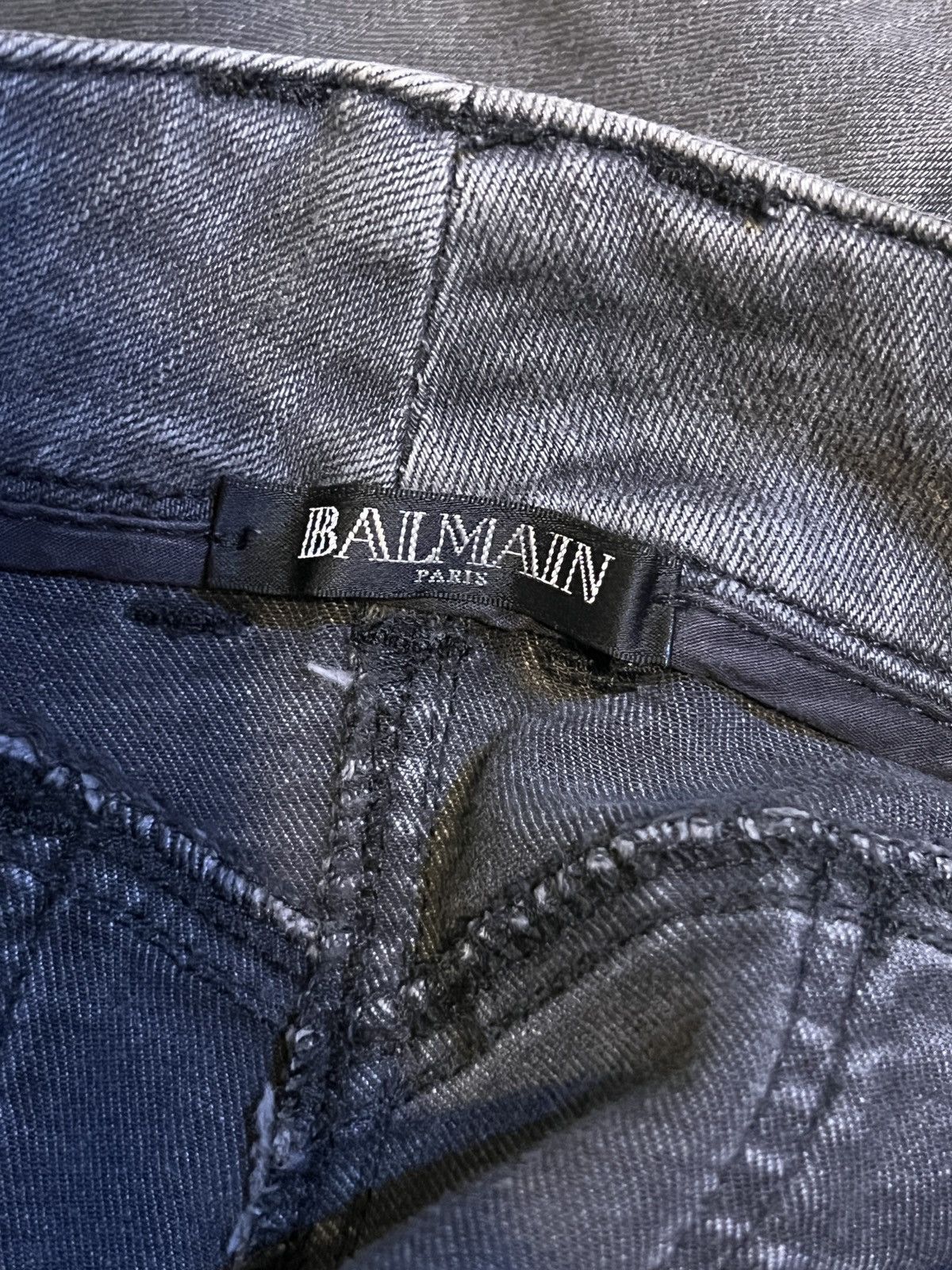 Balmain Balmain Skinny Biker Women’s Jeans Size 2 Size 26" / US 2 / IT 38 - 11 Thumbnail