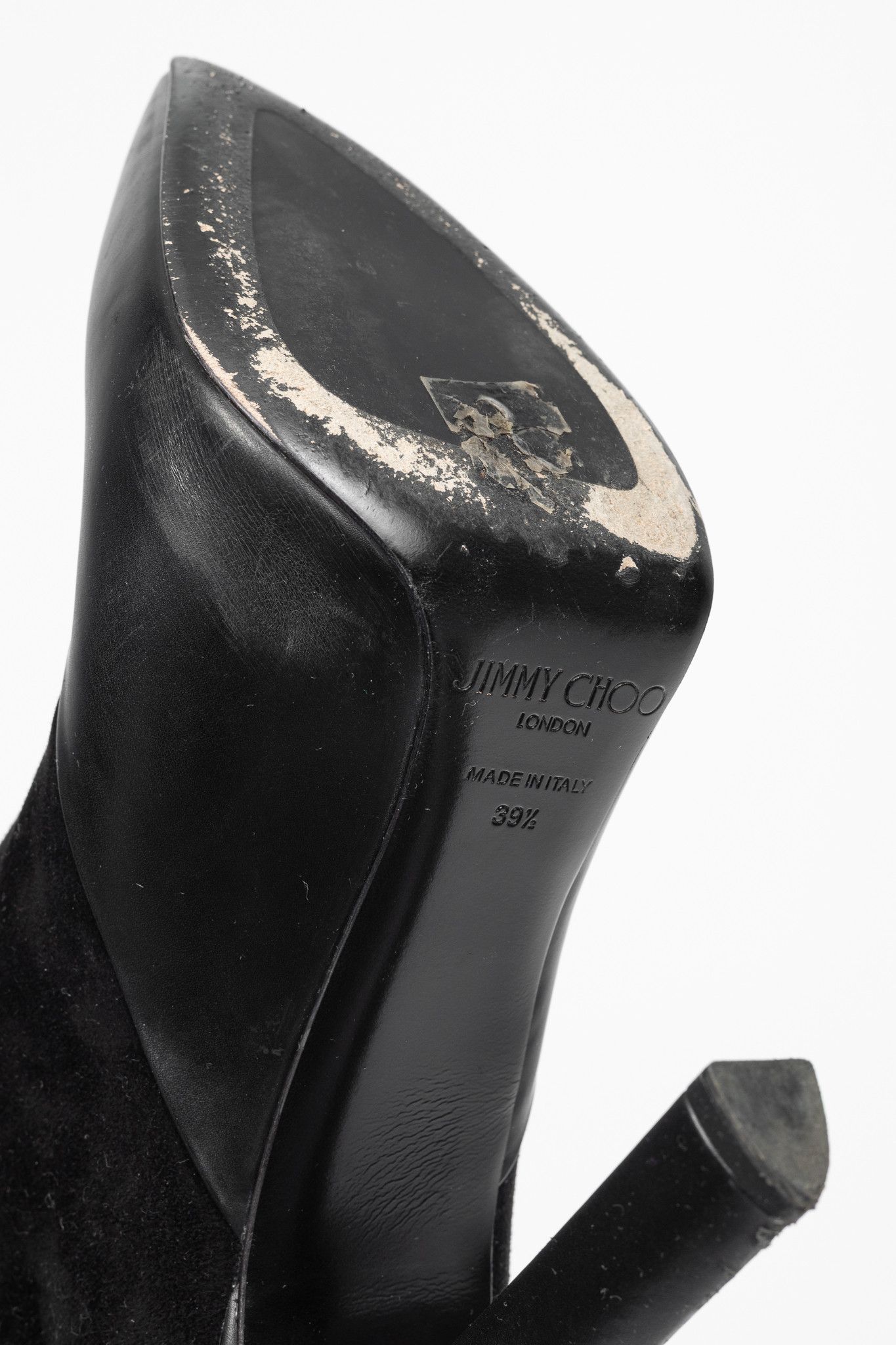 Jimmy Choo Jimmy Choo Diad Black Suede & Nappa Leather Ankle Boots Size US 9 / IT 39 - 5 Thumbnail
