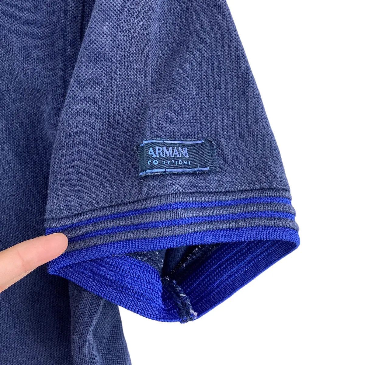 Giorgio Armani Vintage GIORGIO ARMANI COLLEZIONI Polo Tee Shirt Top Size S / US 4 / IT 40 - 4 Thumbnail