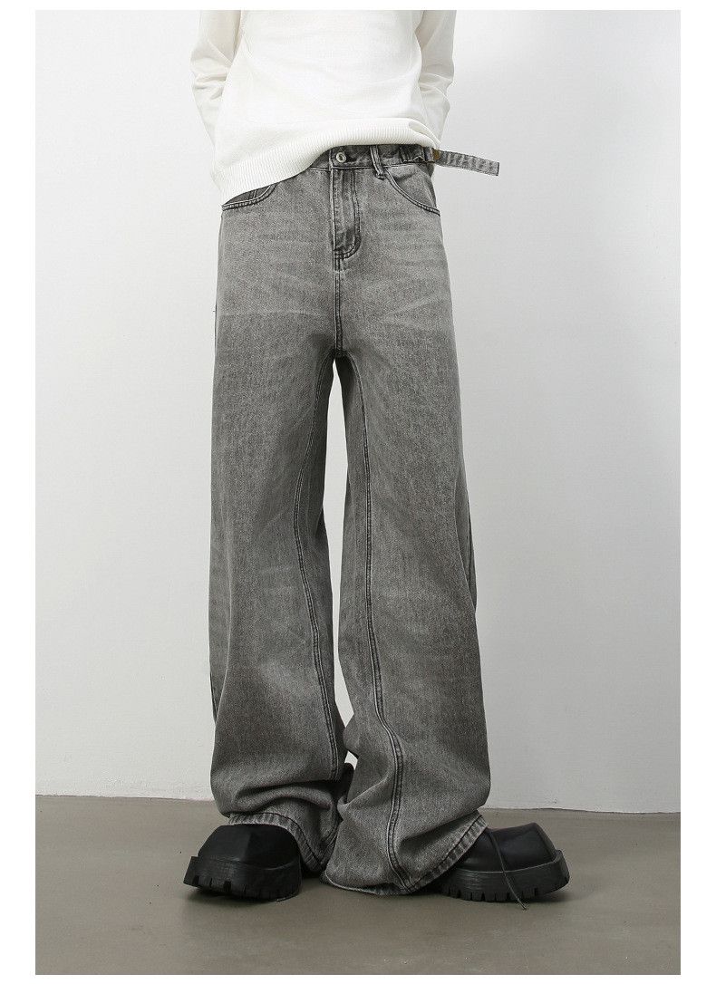 Japanese Brand × Jean Men's American retro straight wide-leg loose jeans Size US 32 / EU 48 - 2 Thumbnail