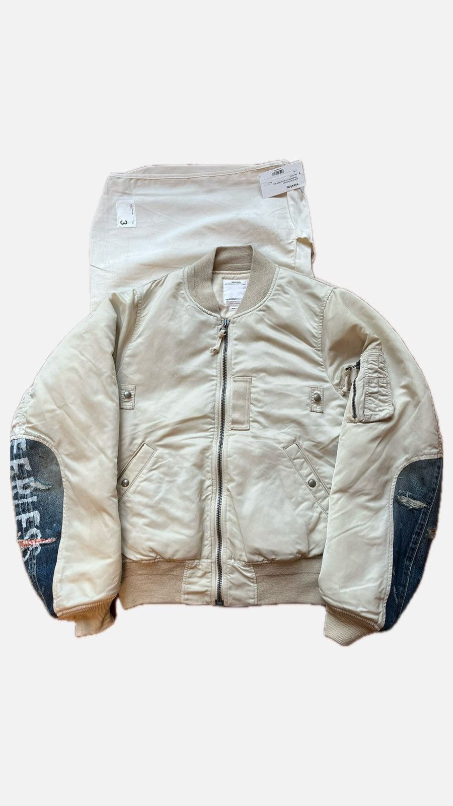 Visvim やすけれ 19ss MA-1 THORSON JKT COLLAGE