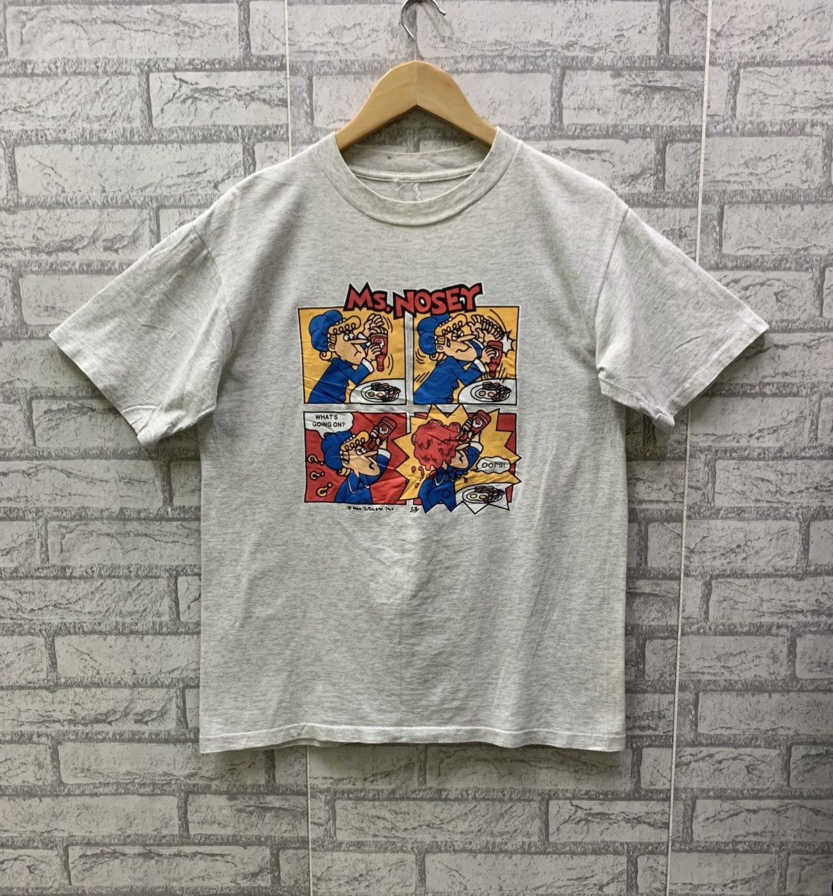 Vintage Vintage 90s Ms.Nosey T-shirts Size US M / EU 48-50 / 2 - 1 Thumbnail