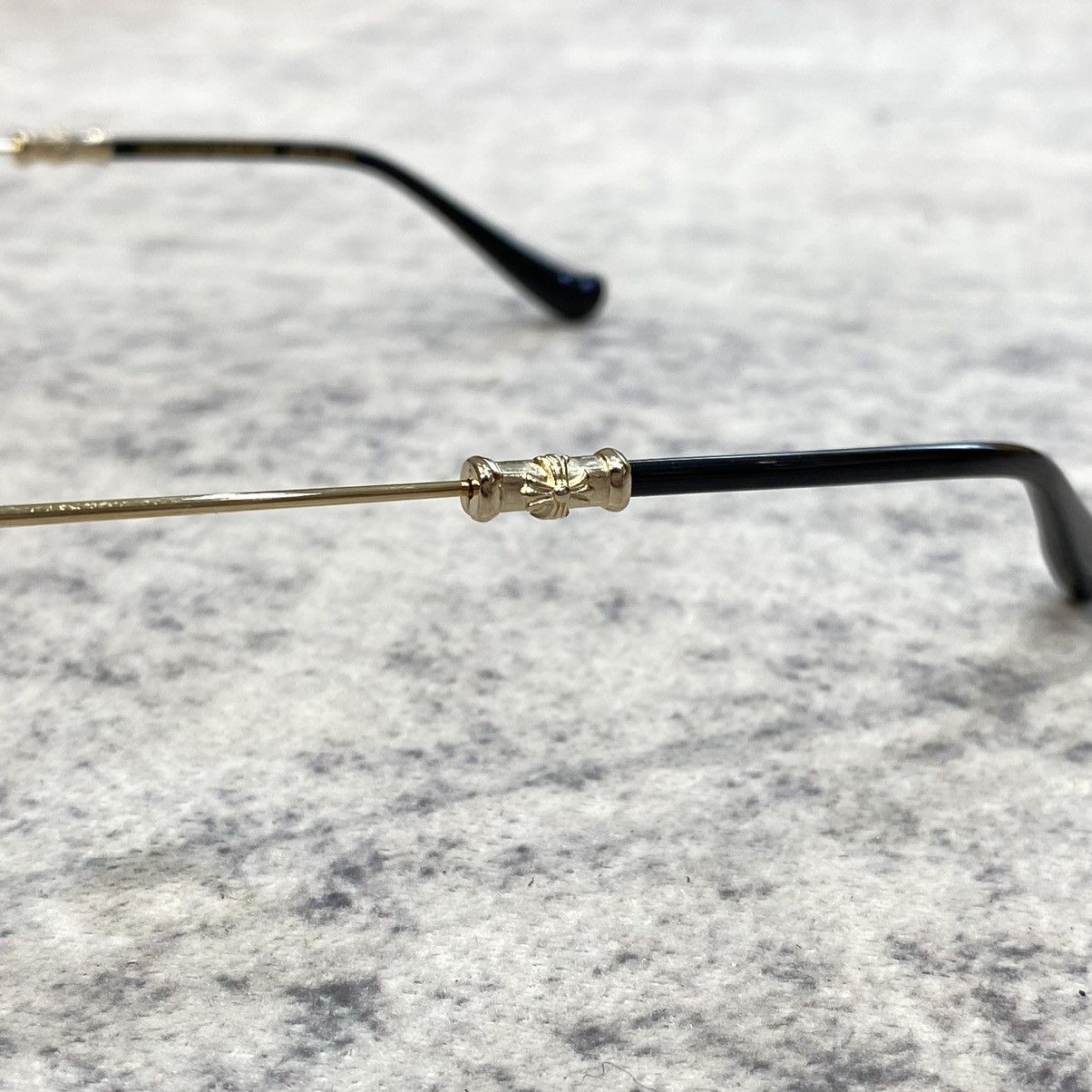 Chrome Hearts CHROME HEARTS BUBBA MATTE BLACK/GOLD PLATED-PLASTIC Size ONE SIZE - 5 Thumbnail
