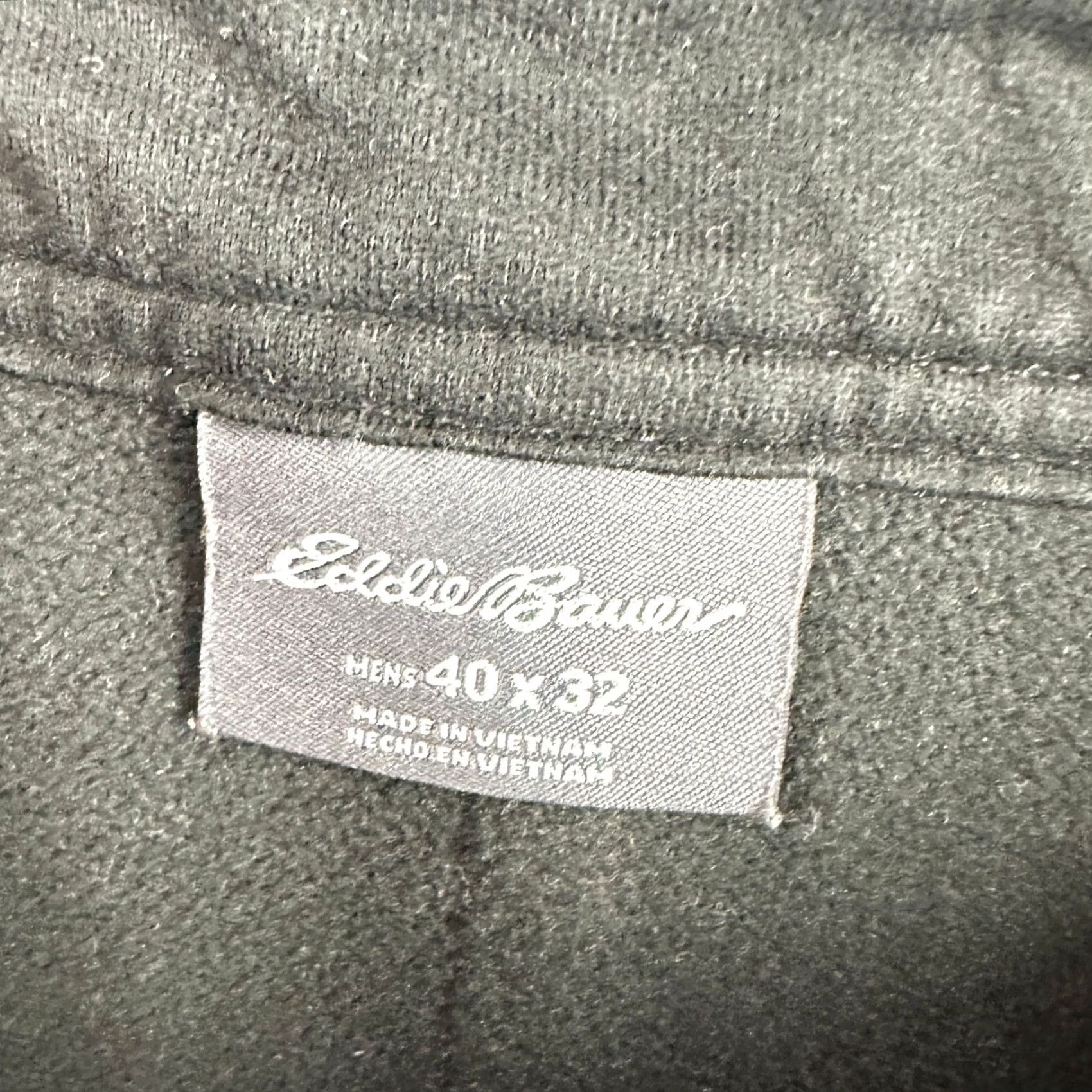 Eddie Bauer Eddie Bauer Men Fleece Lined Pants Cargo Pockets Hiking Stretch Outdoor 40X32 Tan Brown Corded Front Pocket Casual Travel Pants Mens Size US 40 / EU 56 - 4 Thumbnail