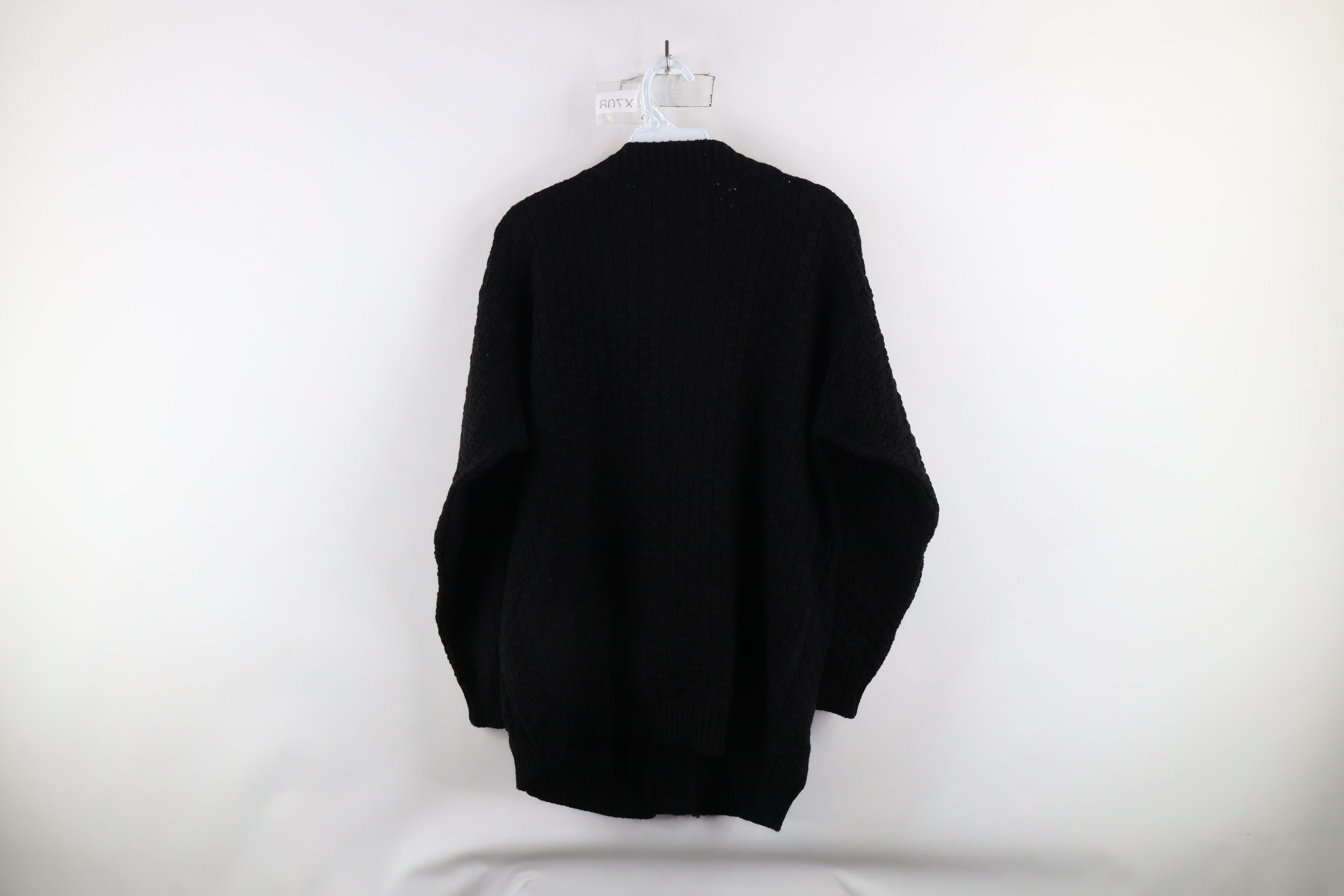 Vintage Vintage 90s Streetwear Fisherman Cable Knit Cardigan Sweater Size L / US 10 / IT 46 - 8 Thumbnail