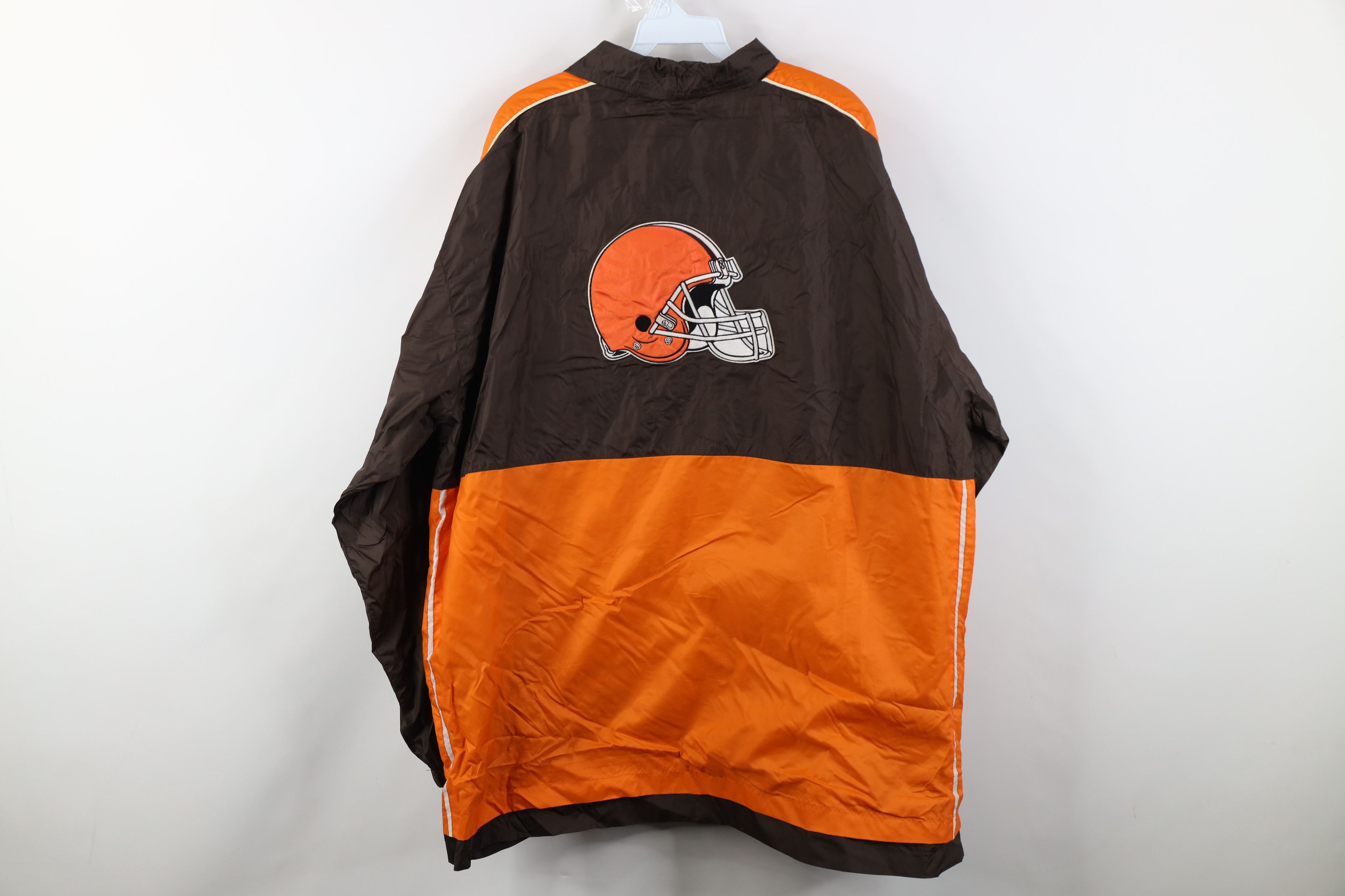 Vintage Vintage NFL Cleveland Browns Football Windbreaker Jacket Size US XL / EU 56 / 4 - 16 Thumbnail