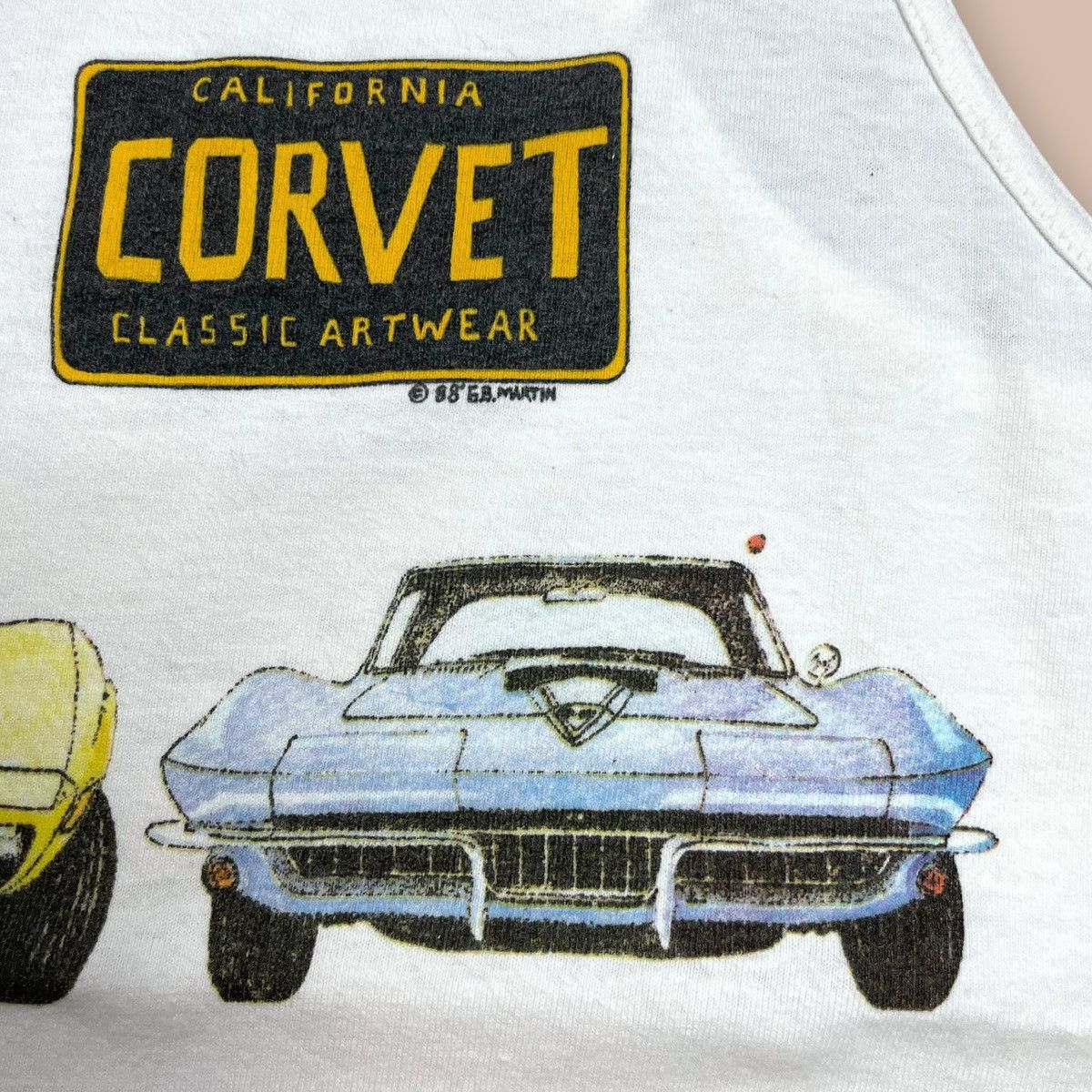 Chevrolet Vintage 1988s Corvette Art Tank-Top Size US L / EU 52-54 / 3 - 6 Thumbnail