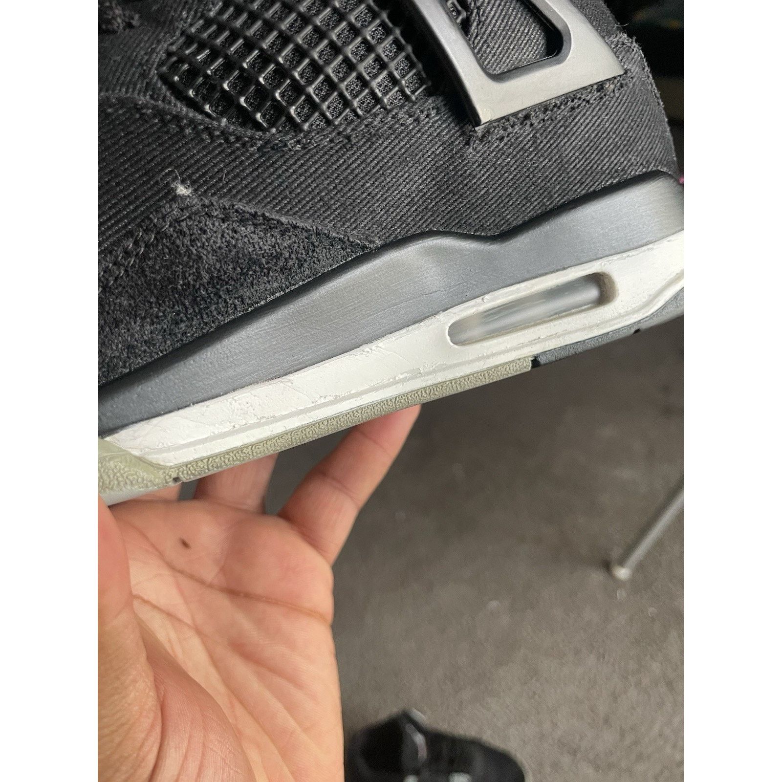 Nike Size 8 - Nike Air Jordan 4 Retro SE Black Canvas Men's Shoes Size US 8 / EU 41 - 8 Thumbnail