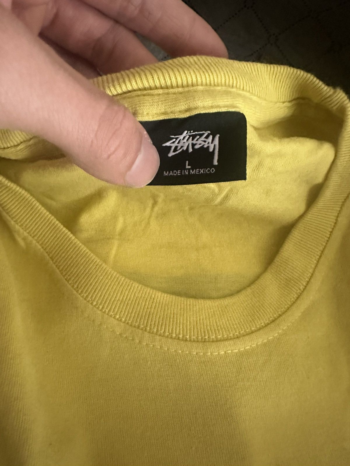 Stussy Stussy yellow graphic t Size US L / EU 52-54 / 3 - 4 Thumbnail