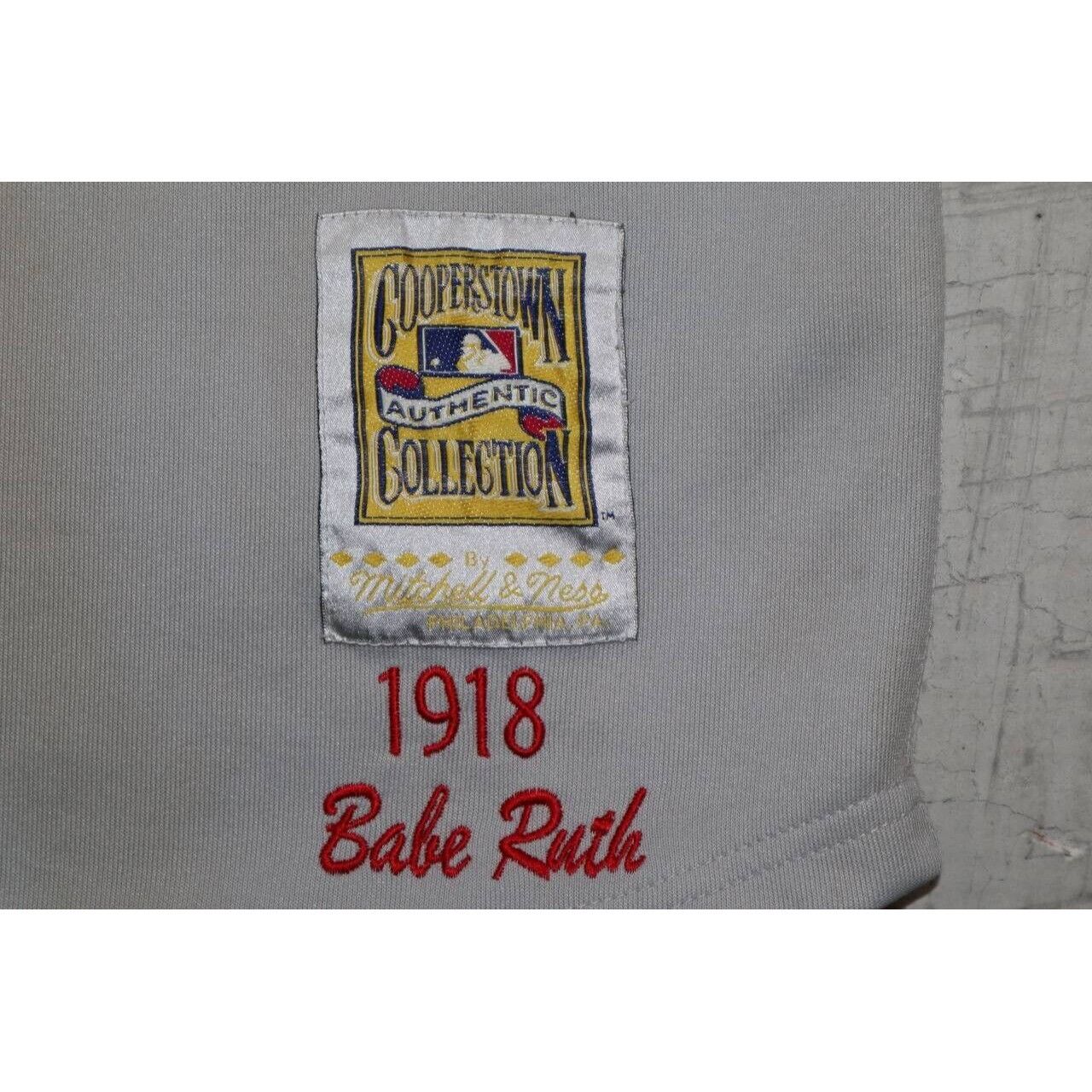 Mitchell & Ness Red Sox Babe Ruth #3 1918 Mitchell & Ness Cooperstown Jersey Size US XXL / EU 58 / 5 - 6 Thumbnail