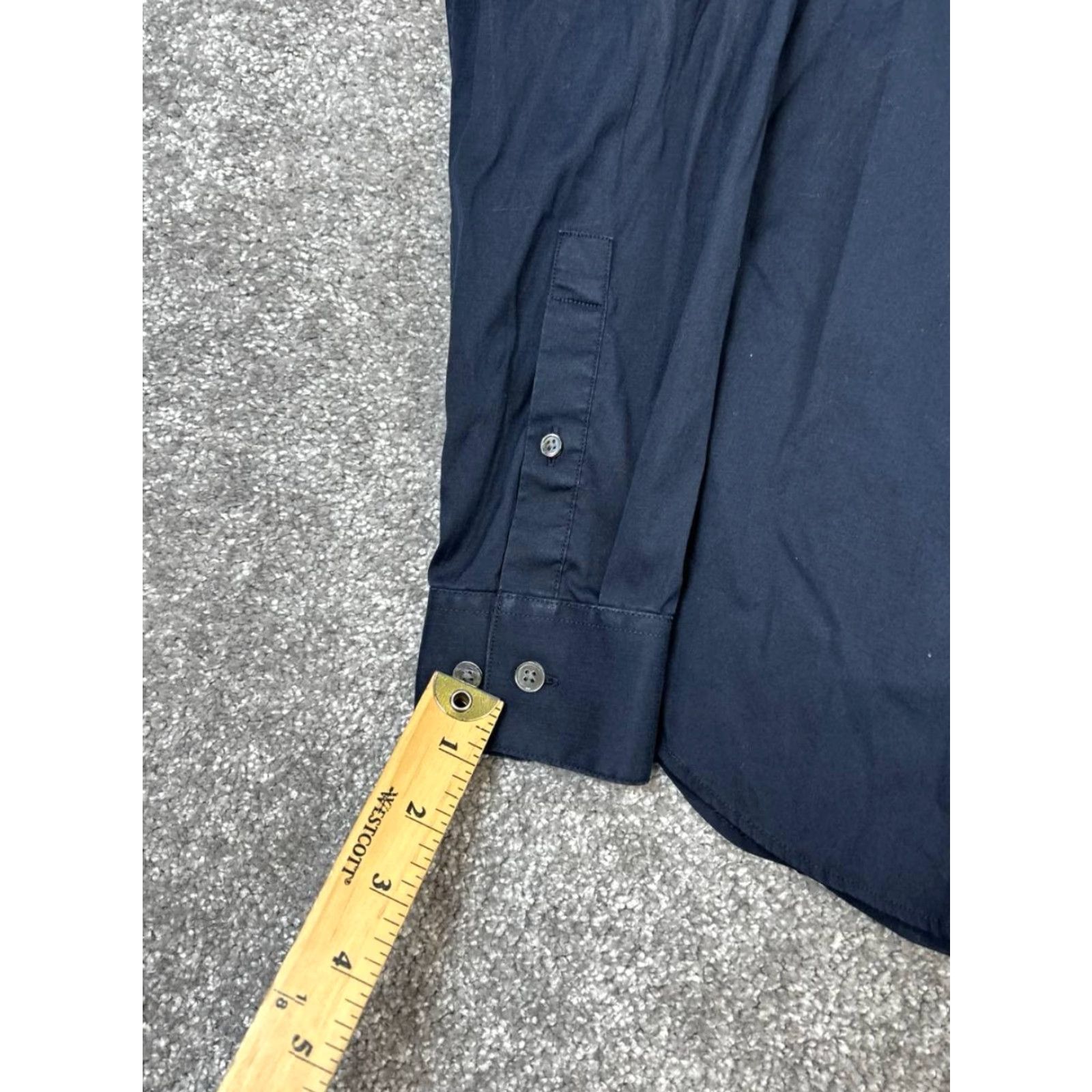 Theory Theory Shirt Mens M Blue Cotton Button-Up Collared Regular Size US M / EU 48-50 / 2 - 6 Thumbnail