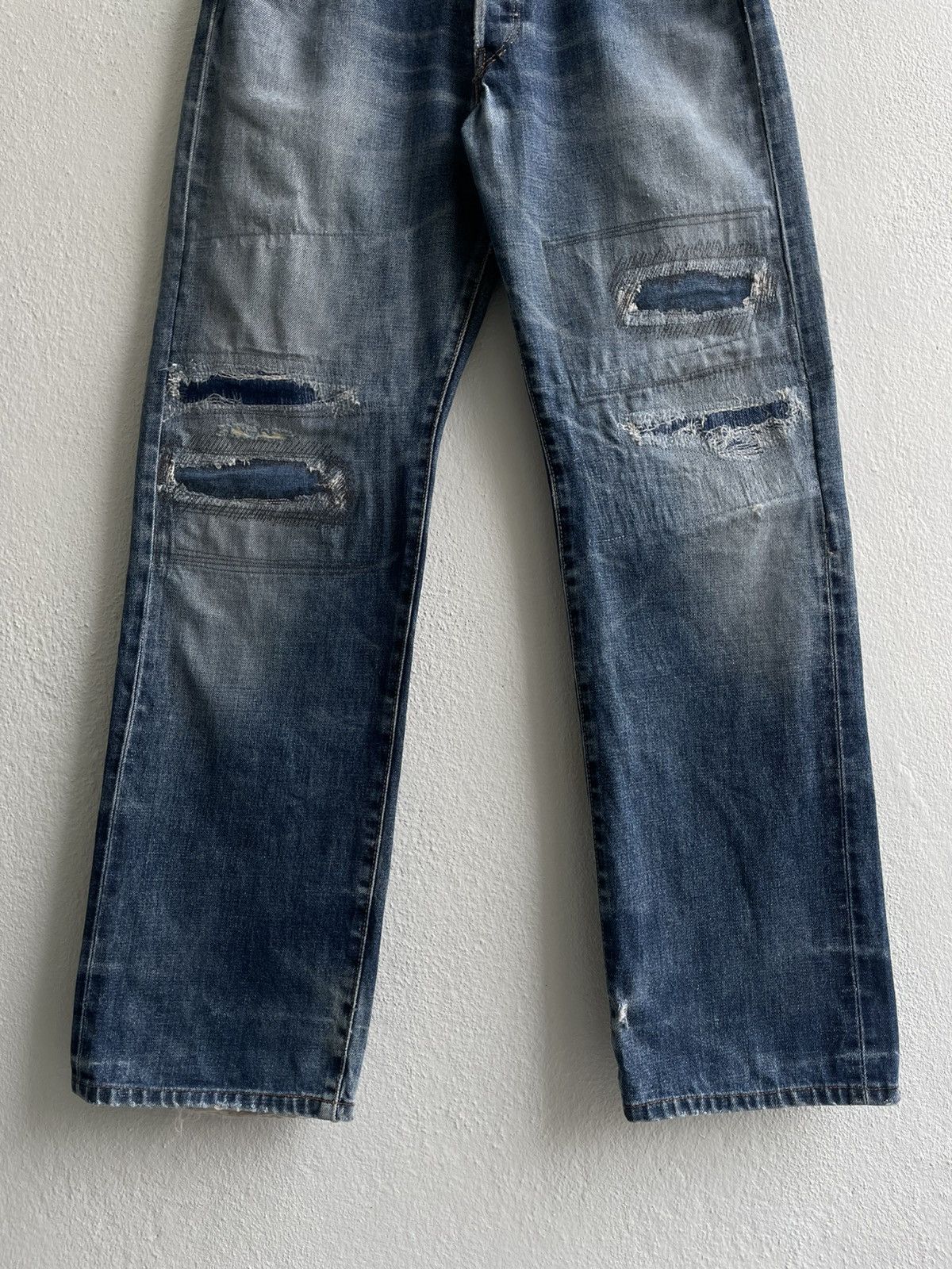 Edwin Vintage Distress Edwin Selvedge Inspired by Kapital Jeans Size US 30 / EU 46 - 4 Thumbnail