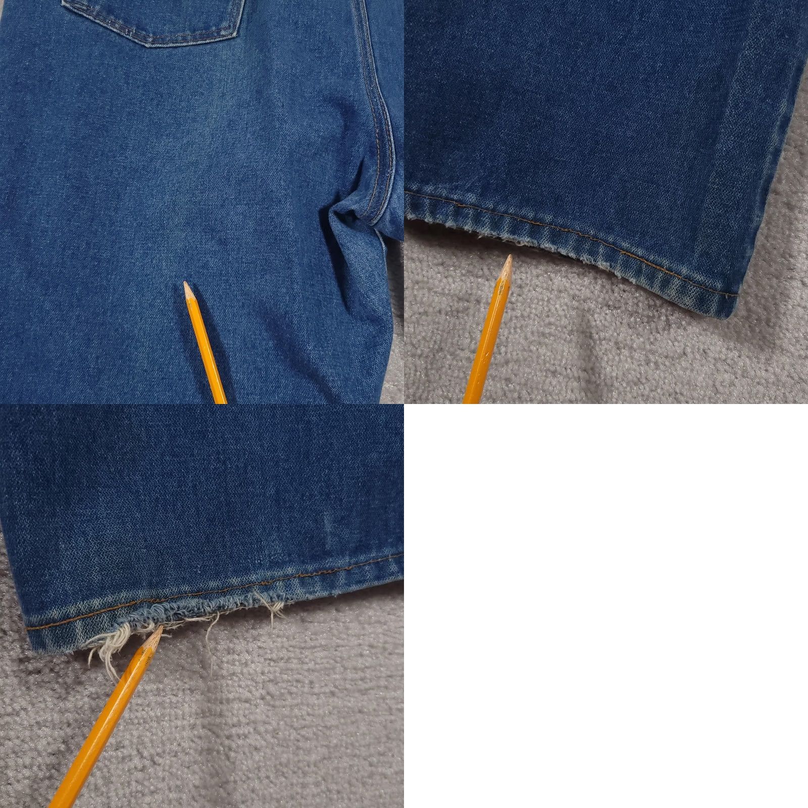 Wrangler Wrangler Jeans Mens 46 Regular Denim 945DEN Straight USA Made Blue 5-Pocket Zip Fly Cowboy Regular Fit Size US 30 / EU 46 - 10 Thumbnail