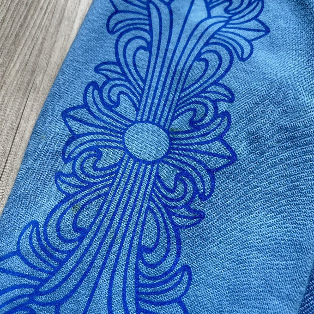 Chrome Hearts Chrome Hearts Miami Exclusive Blue Floral Hoodie Size US L / EU 52-54 / 3 - 9 Thumbnail