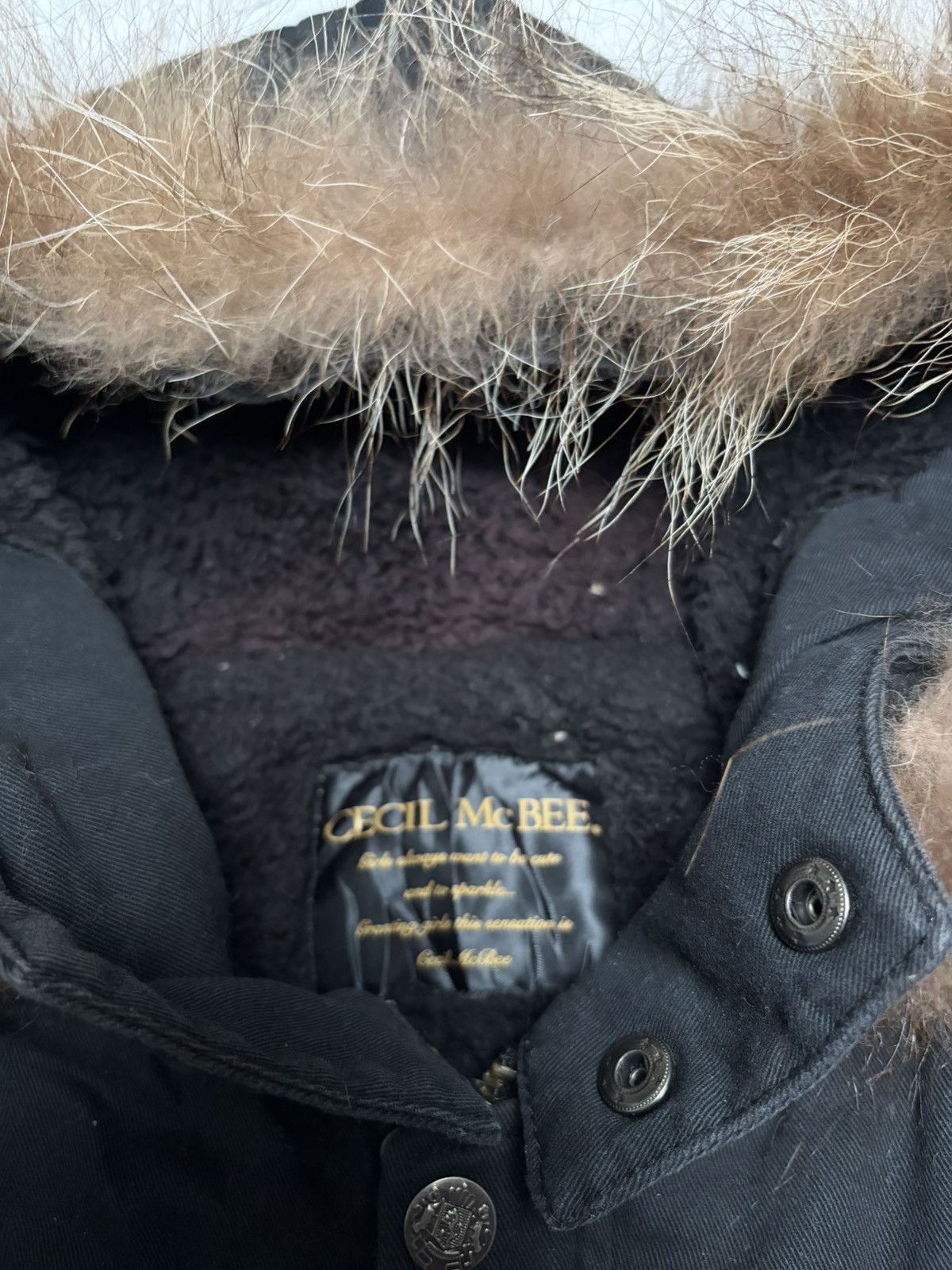If Six Was Nine Rare Gothic Japanese raccoon fur jacket Size US M / EU 48-50 / 2 - 4 Thumbnail