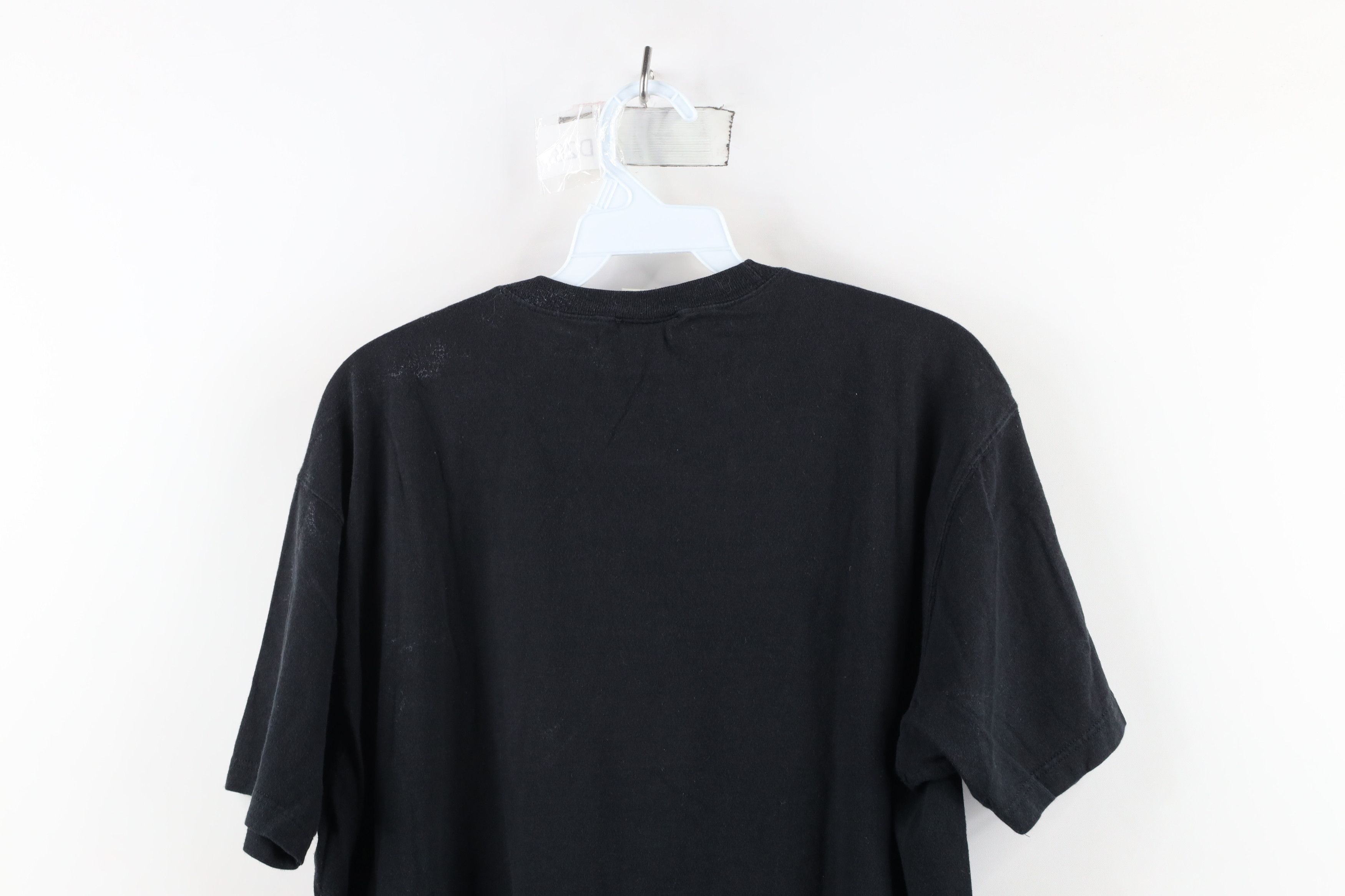 Calvin Klein × Vintage Vintage 90s Calvin Klein Blank Cotton T-Shirt Black Size US L / EU 52-54 / 3 - 13 Thumbnail