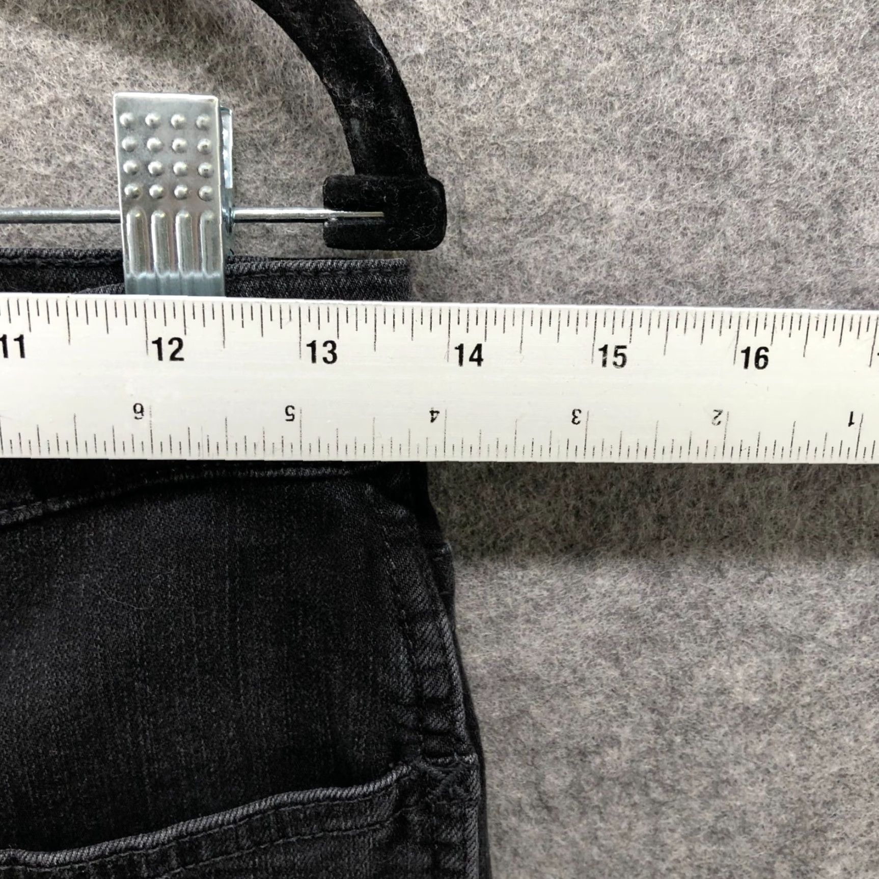 Madewell Madewell 10" High-Rise Roadtripper Supersoft Jeans Davie Wash Womens 27 Black Size 27" / US 4 / IT 40 - 6 Thumbnail