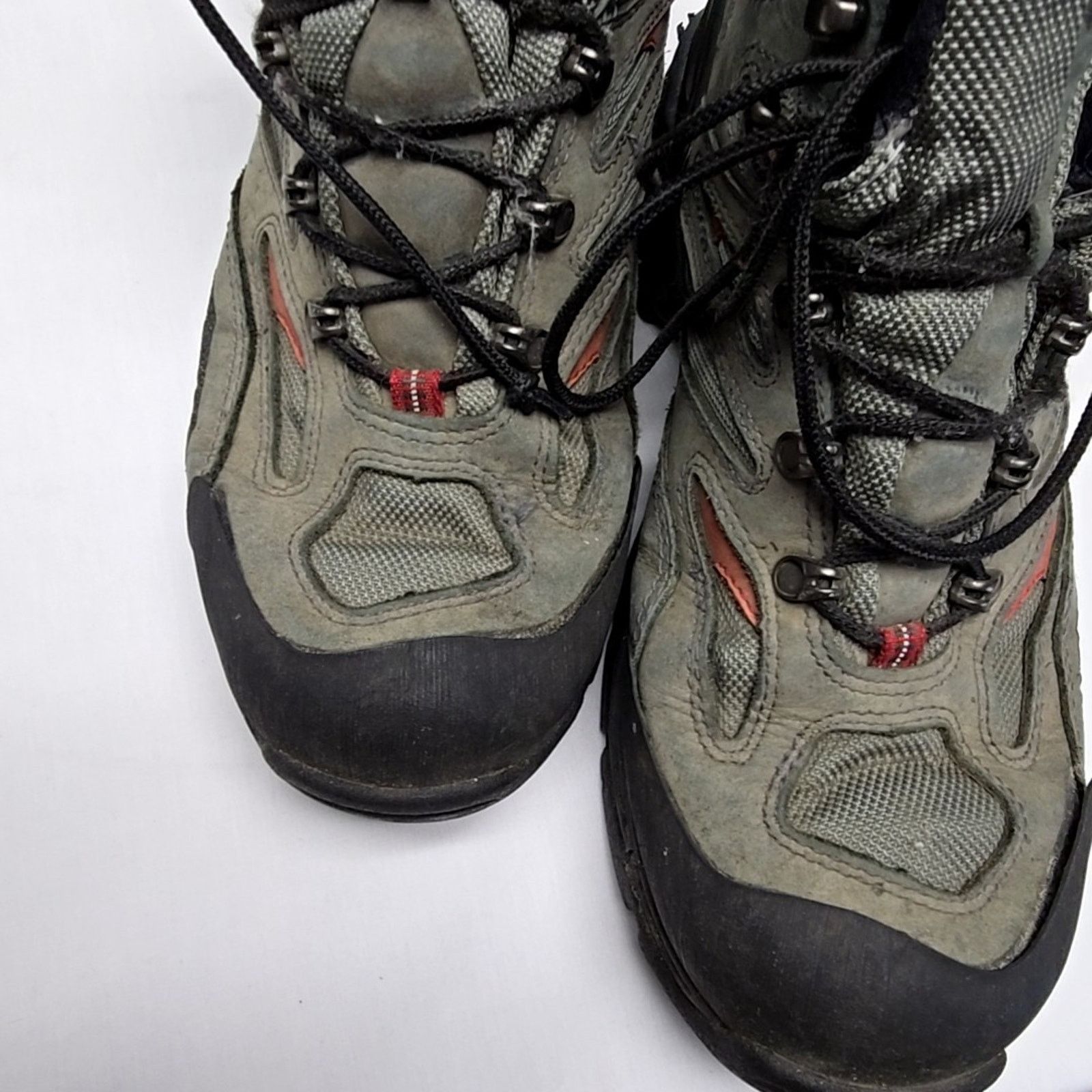 L.L. Bean L.L. Bean Hiking Boots Mens 9.5 Medium Gray Red Trail Shoes Size US 9 / EU 42 - 3 Thumbnail