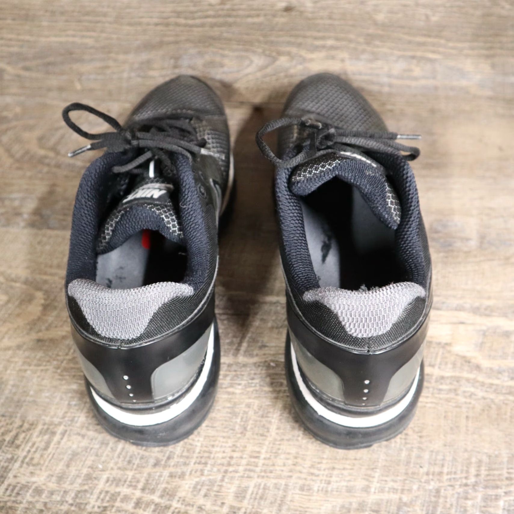 Nike Nike Air Max Flywire 2010 Size 10 Women’s 386374-004 Black/Silver Nike Air Max Flywire Women Shoes 10 Black Silver Size US 10 / IT 40 - 6 Thumbnail