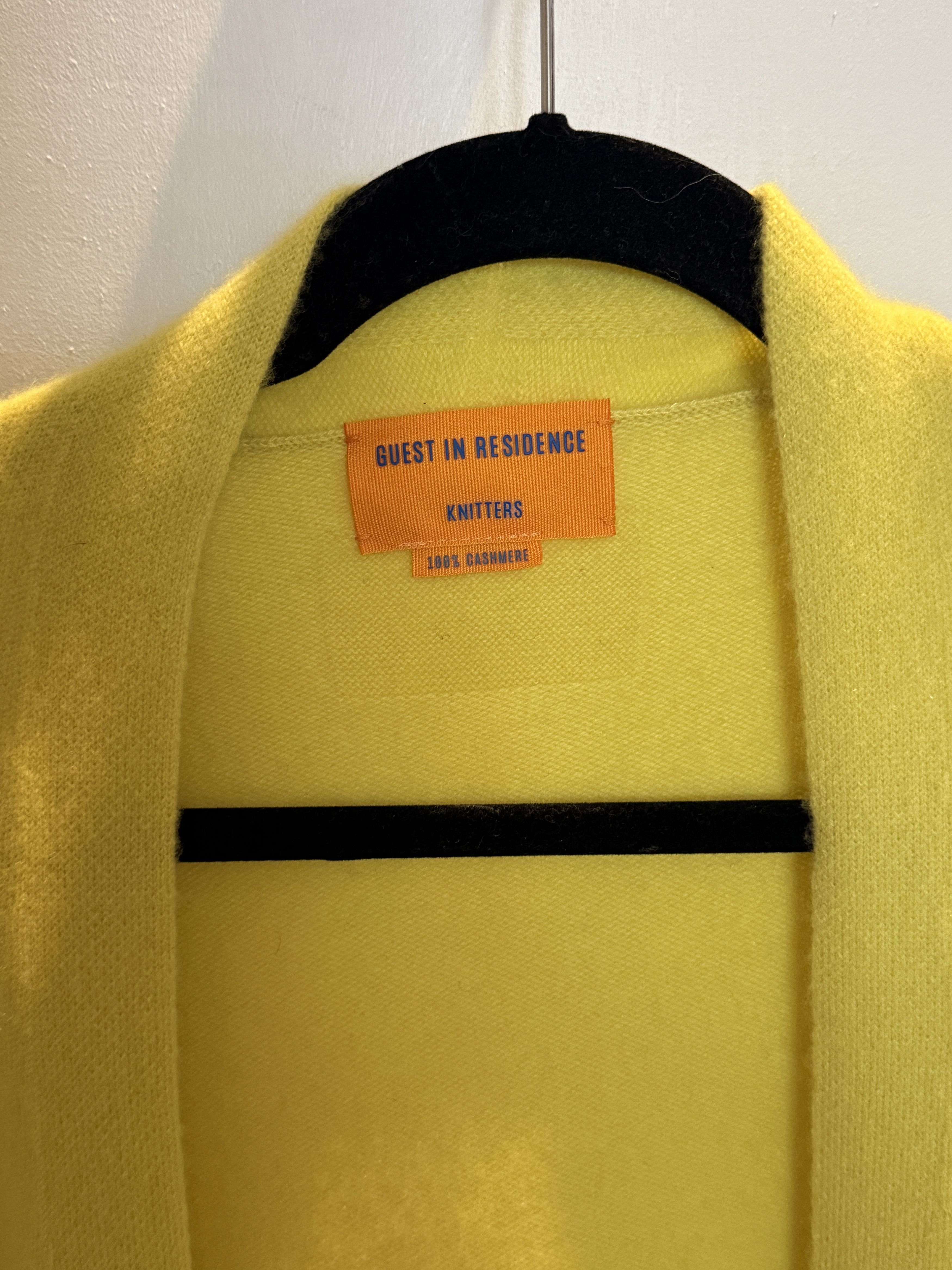 Guest in Residence Yellow everyday cashmere cardigan Size US M / EU 48-50 / 2 - 4 Thumbnail