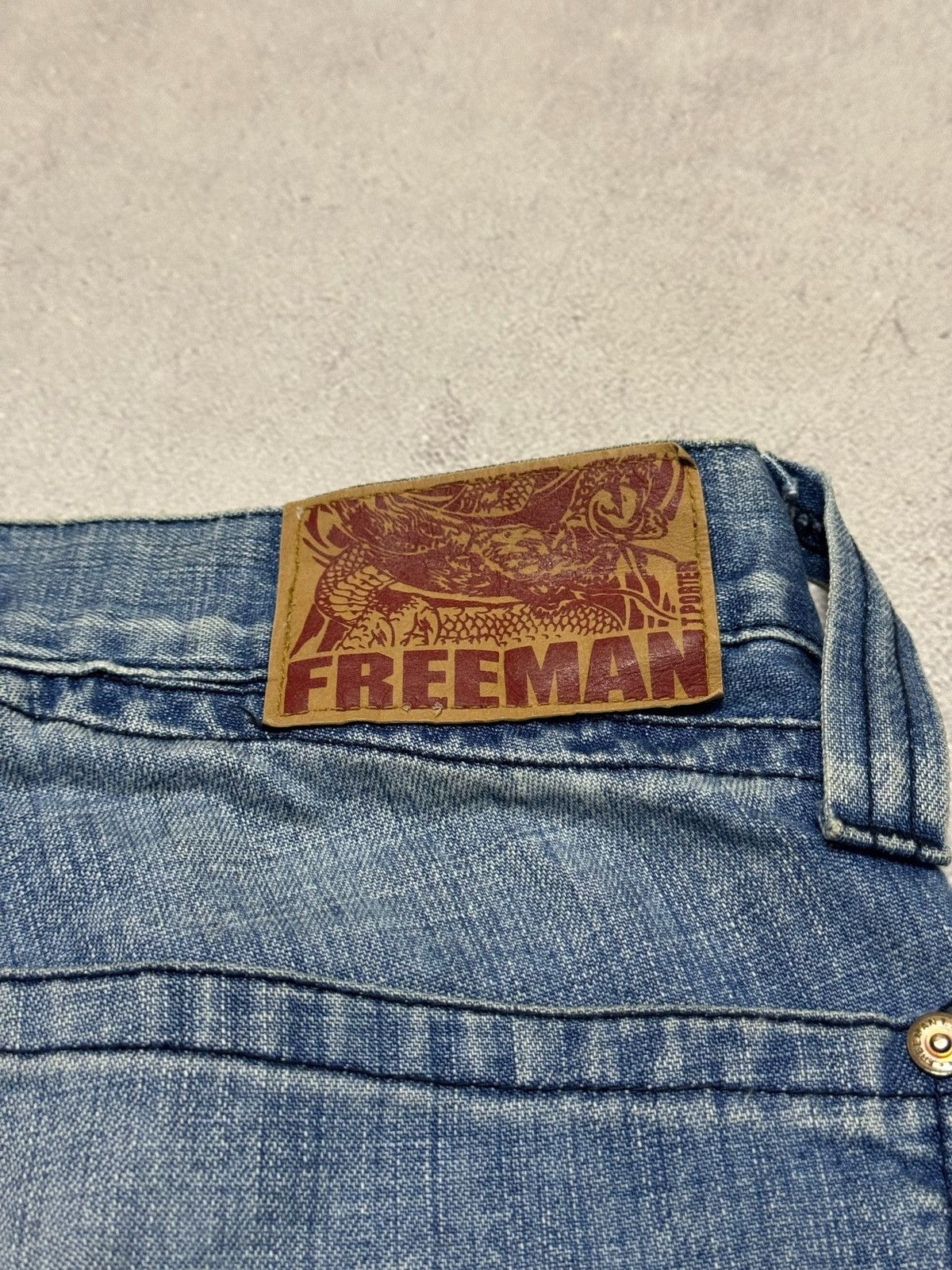 Freeman T. Porter × Japanese Brand Vintage Freeman T Porter Denim Pants Jeans Bootcut Japanese Size US 30 / EU 46 - 11 Thumbnail