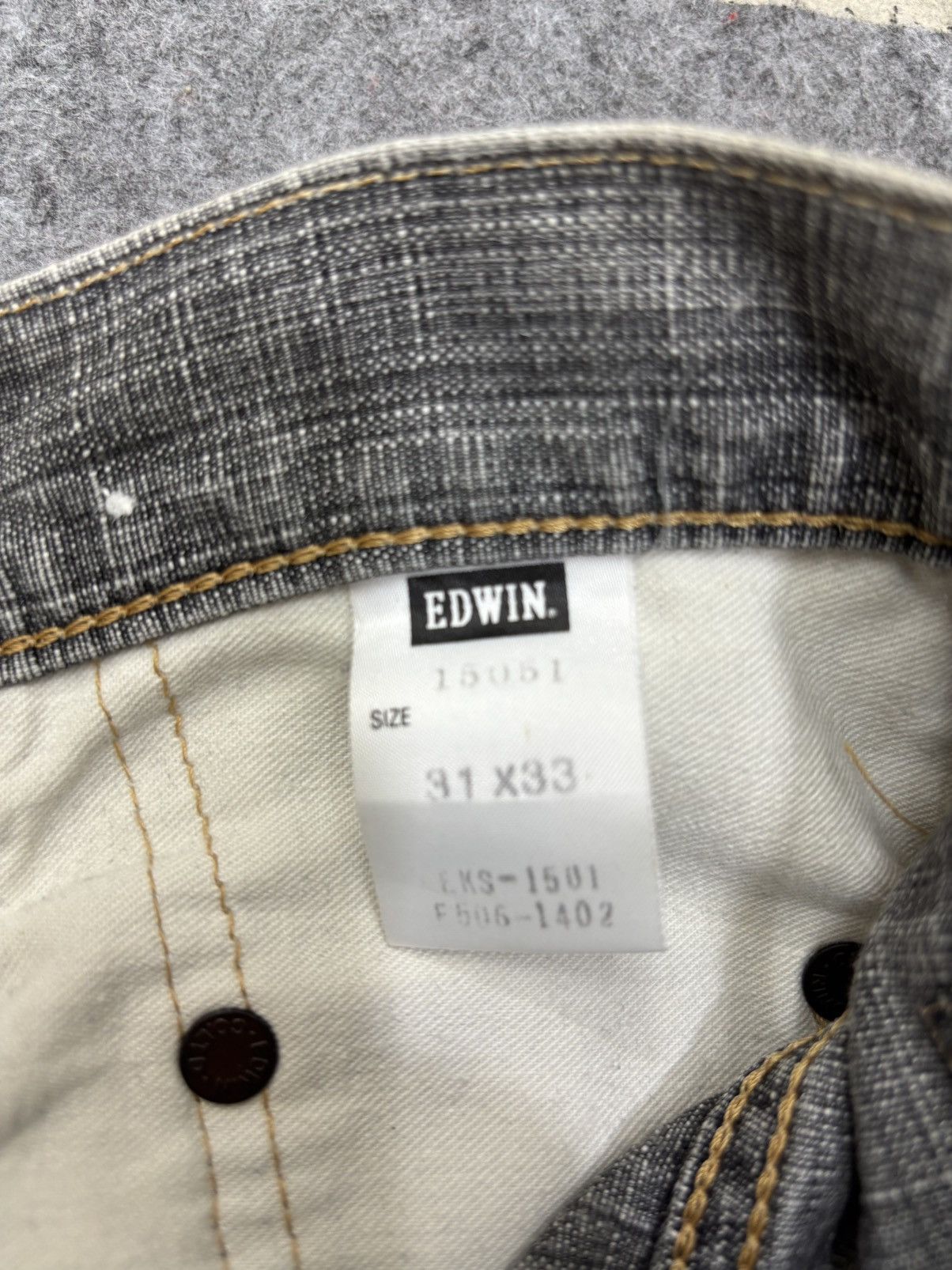 Edwin 💥Loose💥Edwin Faded Black Loose Straight Denim F627 Size US 30 / EU 46 - 18 Thumbnail