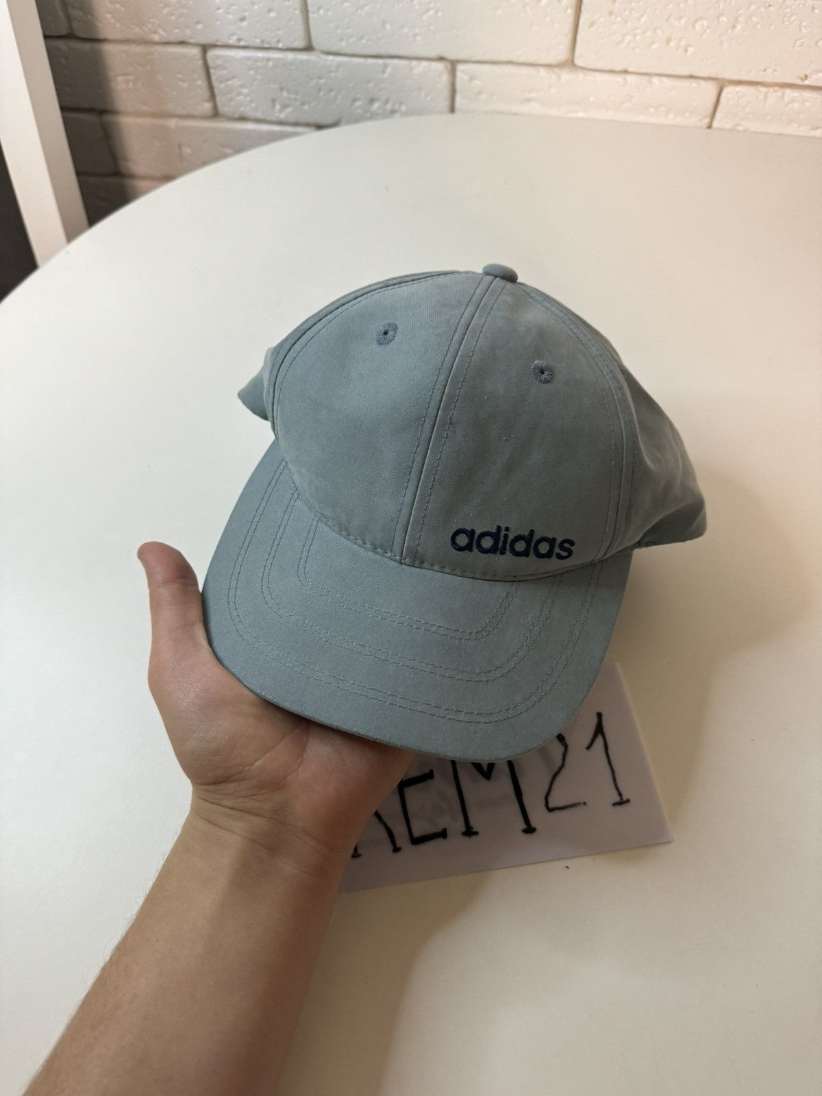 Vintage Adidas vintage cap hat Size ONE SIZE - 2 Thumbnail