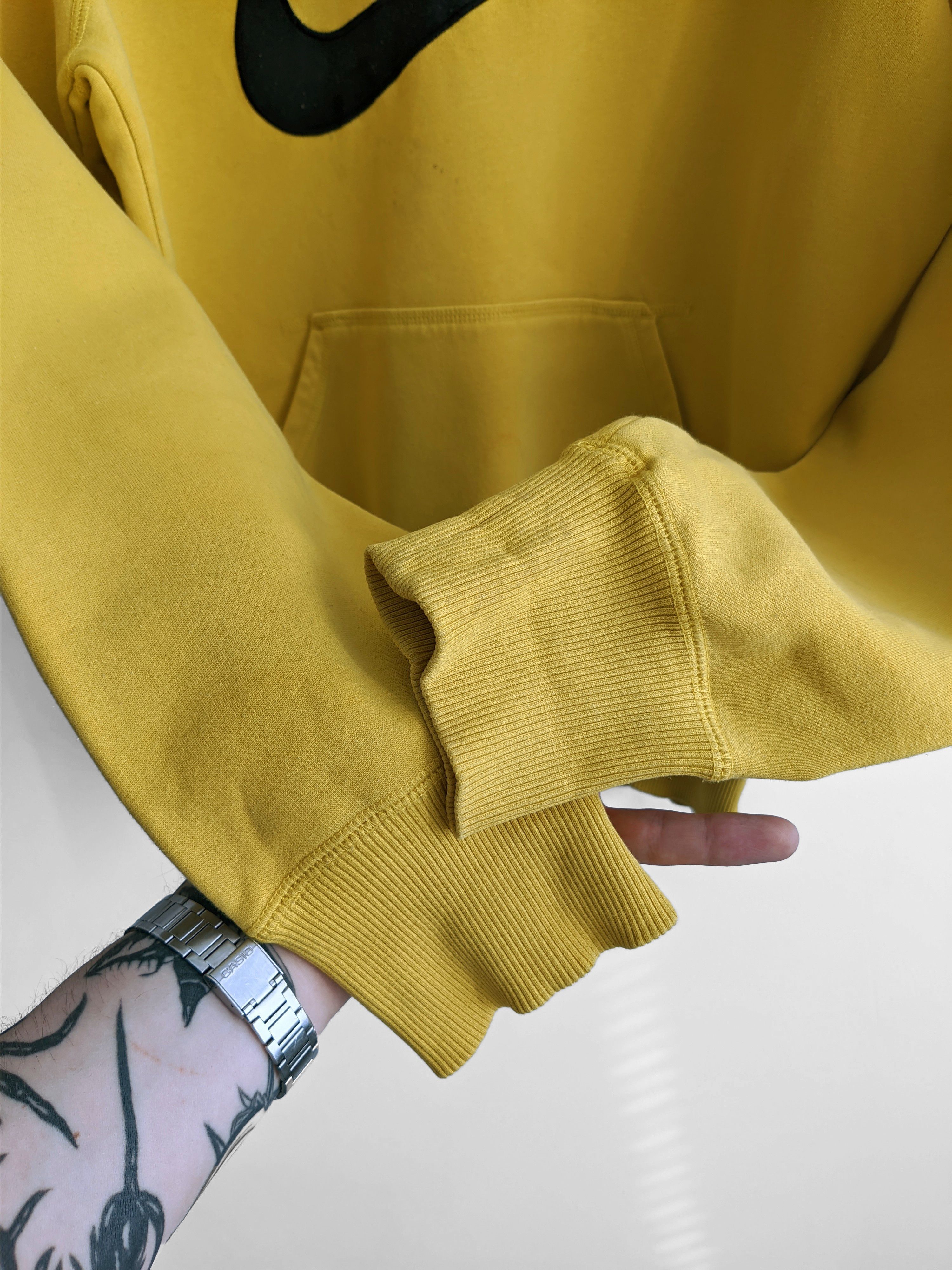 Nike Vintage Nike hoodie yellow swoosh y2k Size US M / EU 48-50 / 2 - 7 Thumbnail