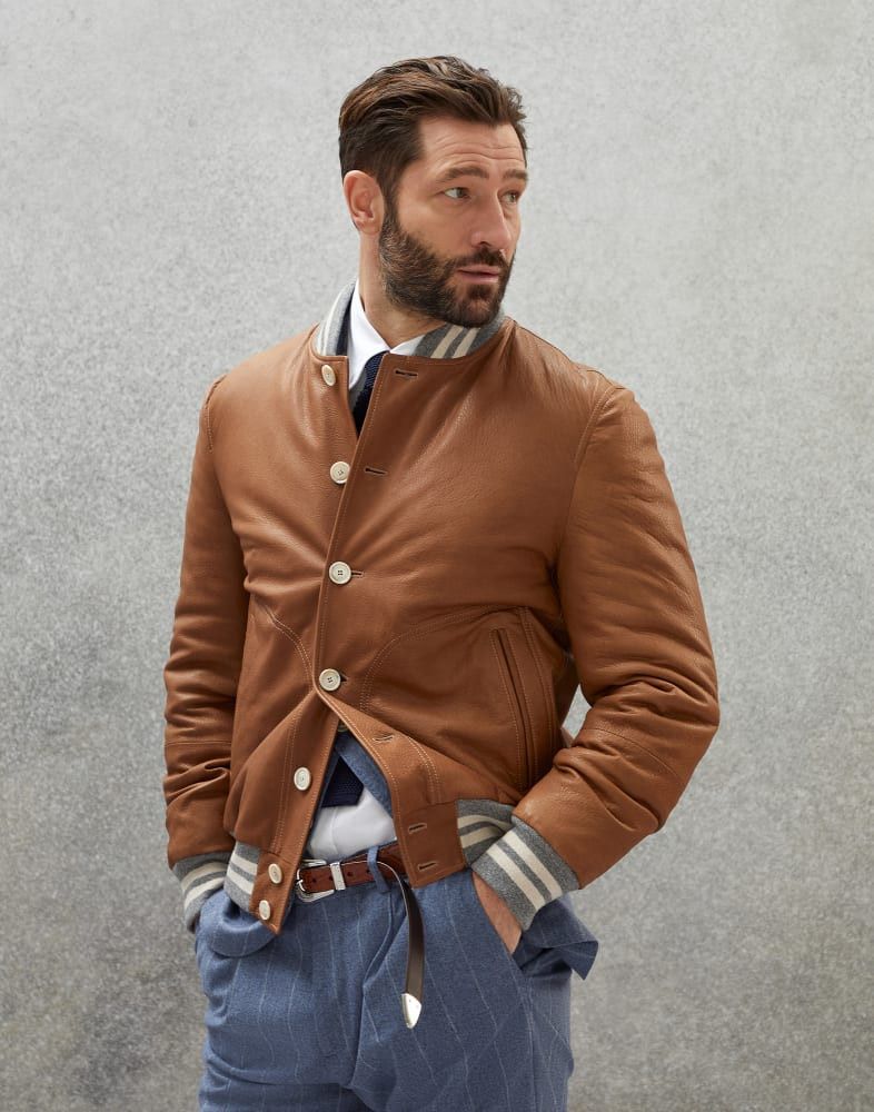 Brunello Cucinelli Jacket in Brown Size US M / EU 48-50 / 2 - 1 Thumbnail