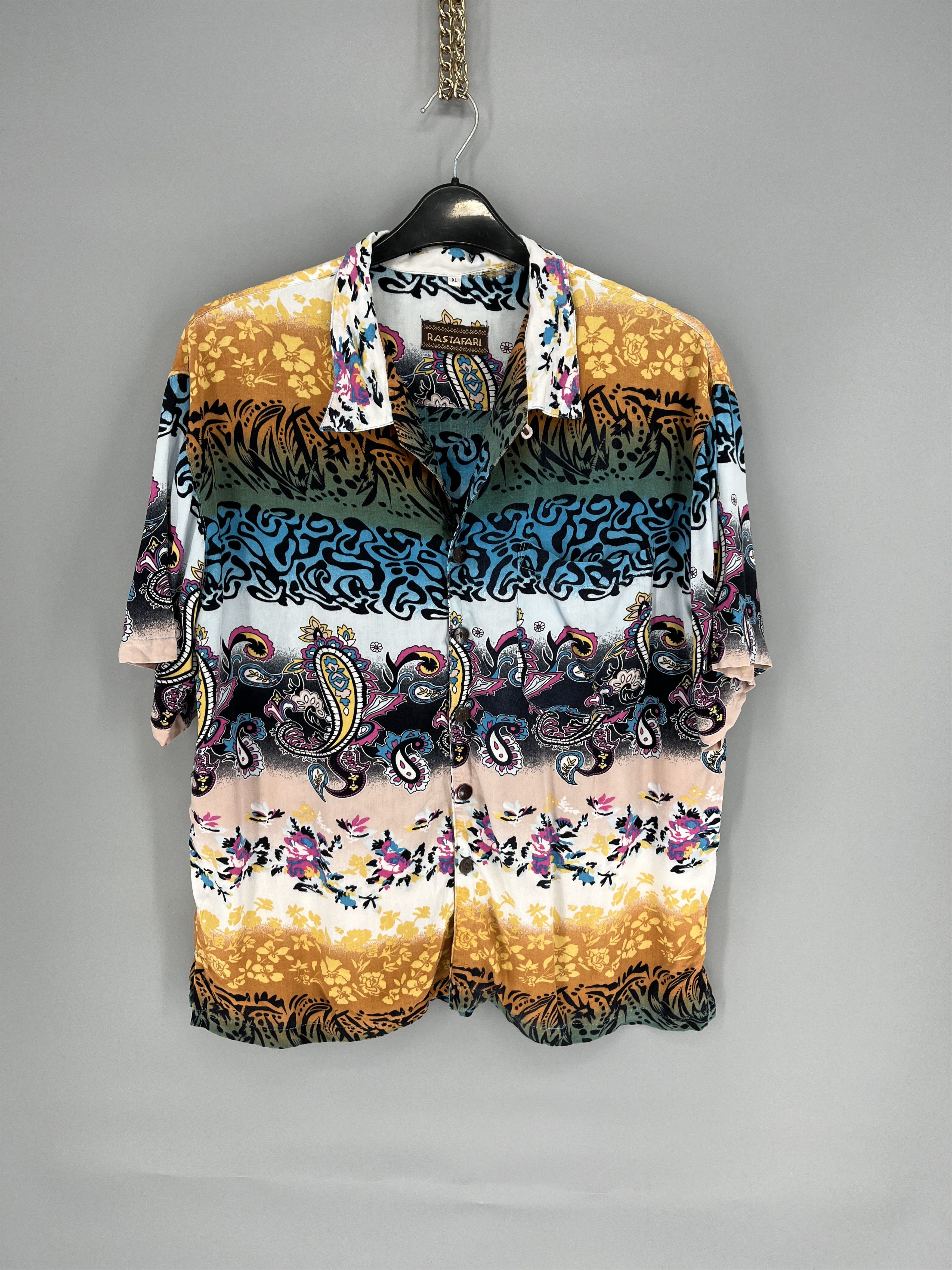 Vintage Vintage Y2K STREETWEAR Art Streetwear Hawaiian Travis Scott Size US XL / EU 56 / 4 - 6 Thumbnail