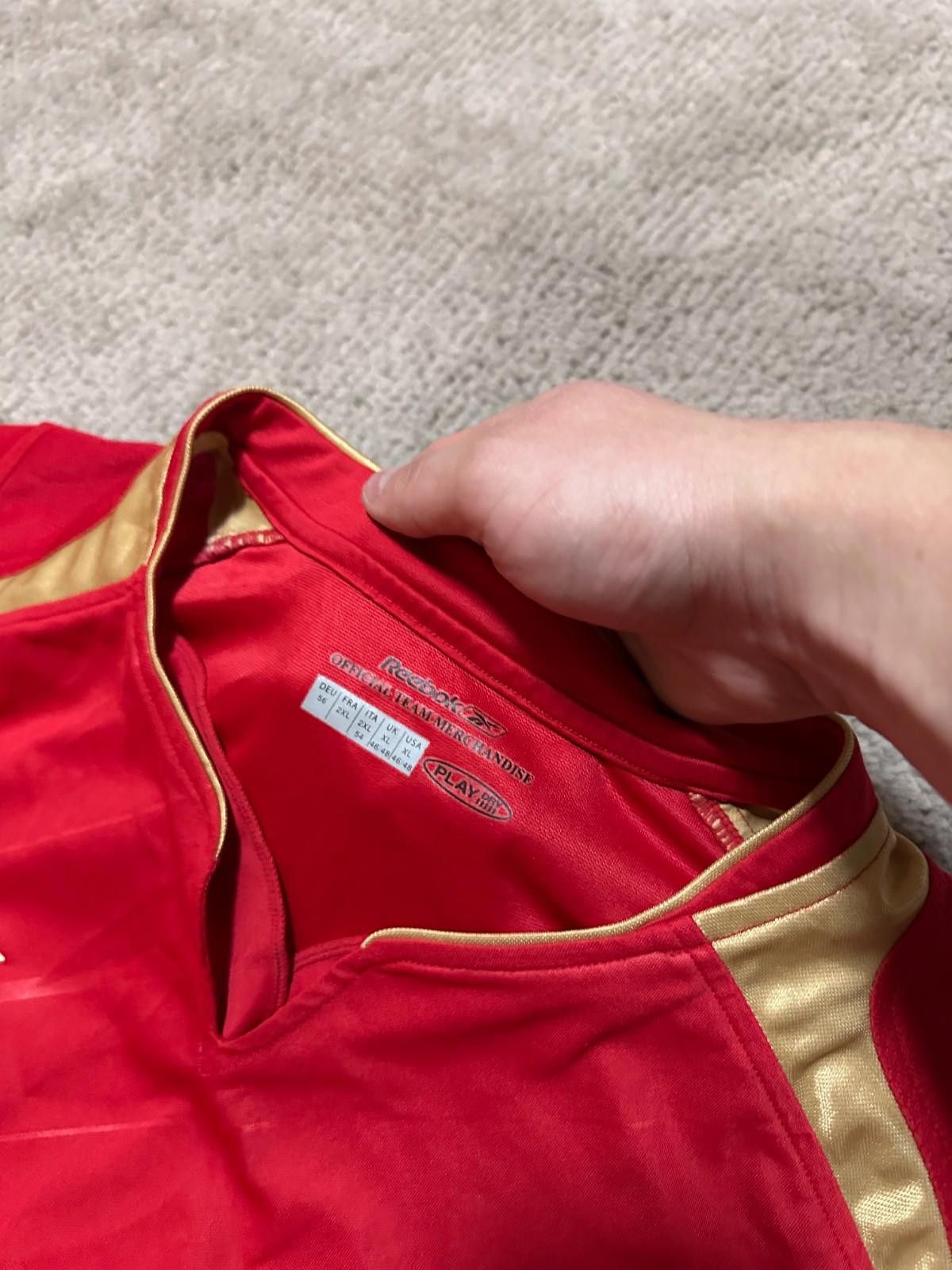 Reebok Reebok Liverpool 2005/2006 Home Football Shirt Soccer Jersey Size ONE SIZE - 5 Thumbnail