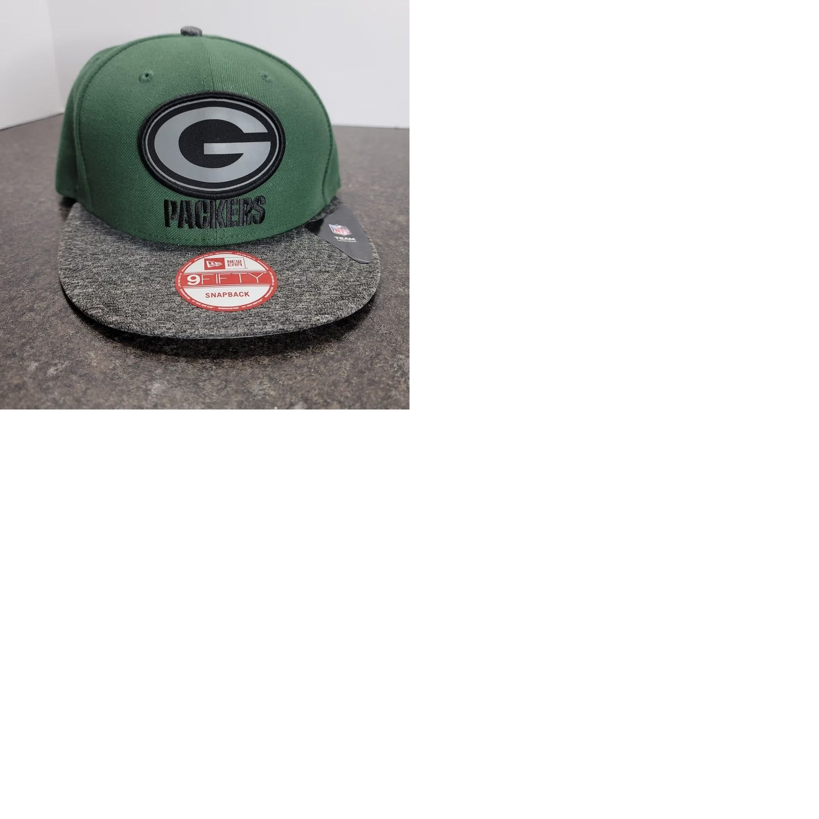 New Era New Era Hat Mens One Size Green Bay Packers Cap Snap Back NFL 9FIFTY Size ONE SIZE - 9 Thumbnail