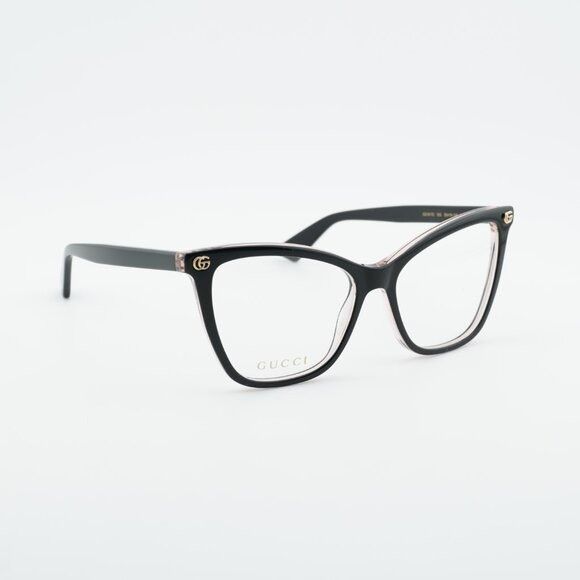 Gucci Gucci GG1817O 003 Eyeglasses Black 55mm Cat Eye Frame Size ONE SIZE - 5 Thumbnail